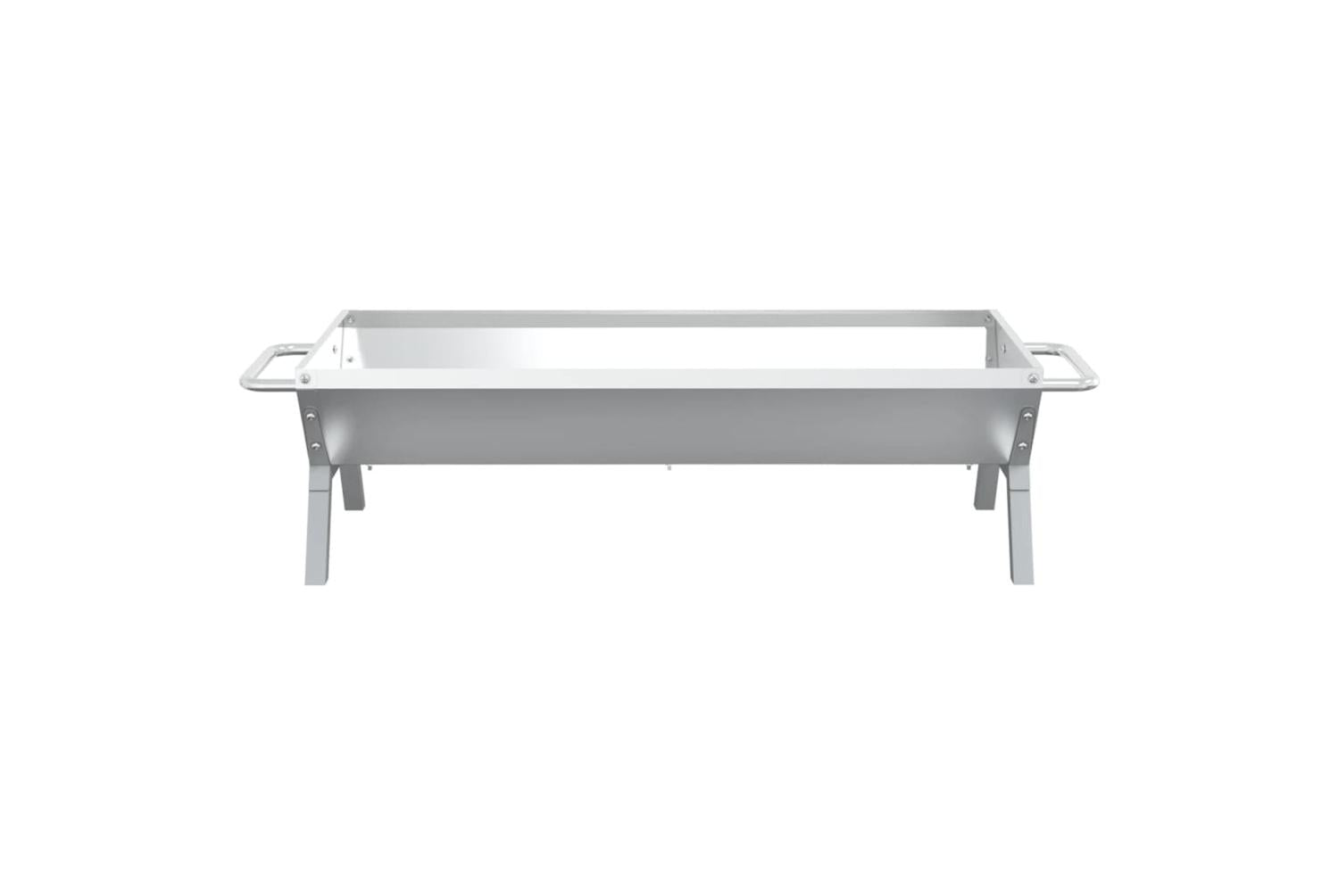 vidaXL 319969 Bbq Tray Silver 118x42x30.5cm Stainless Steel-4