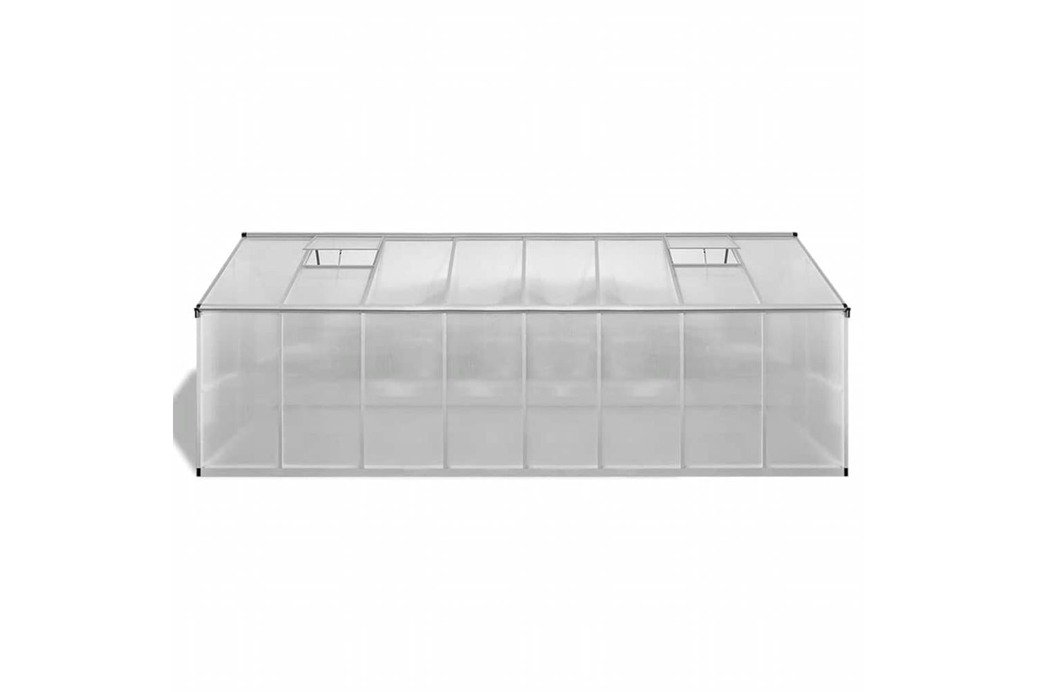 vidaXL 45218 Greenhouse Aluminium 481x250x195cm 23.44 MÃƒÂ¢Ã‚Â³-3