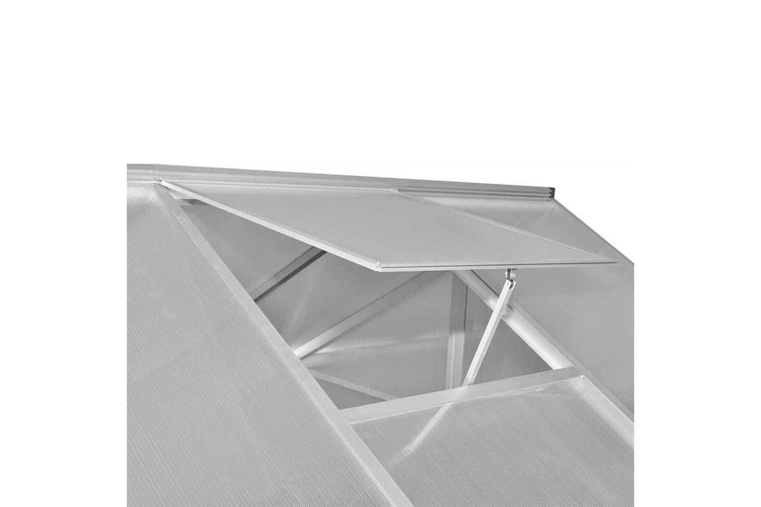 vidaXL 45218 Greenhouse Aluminium 481x250x195cm 23.44 MÃƒÂ¢Ã‚Â³-6