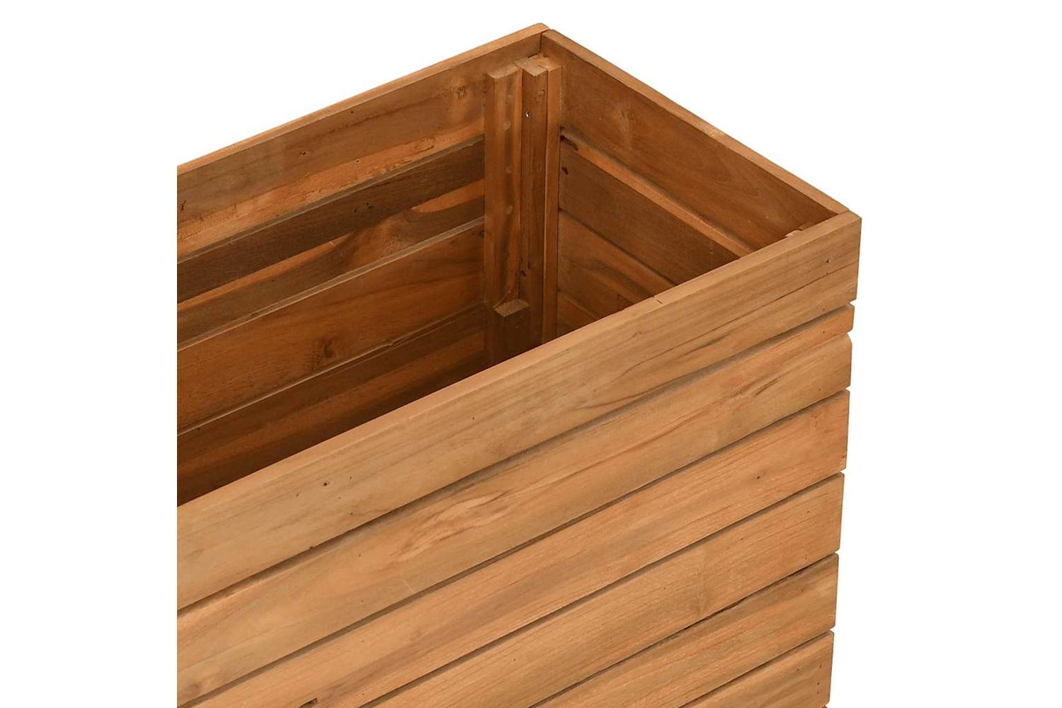 Vidaxl Raised Bed 100x40x72 Cm Recycled Teak Wood And Steel-9