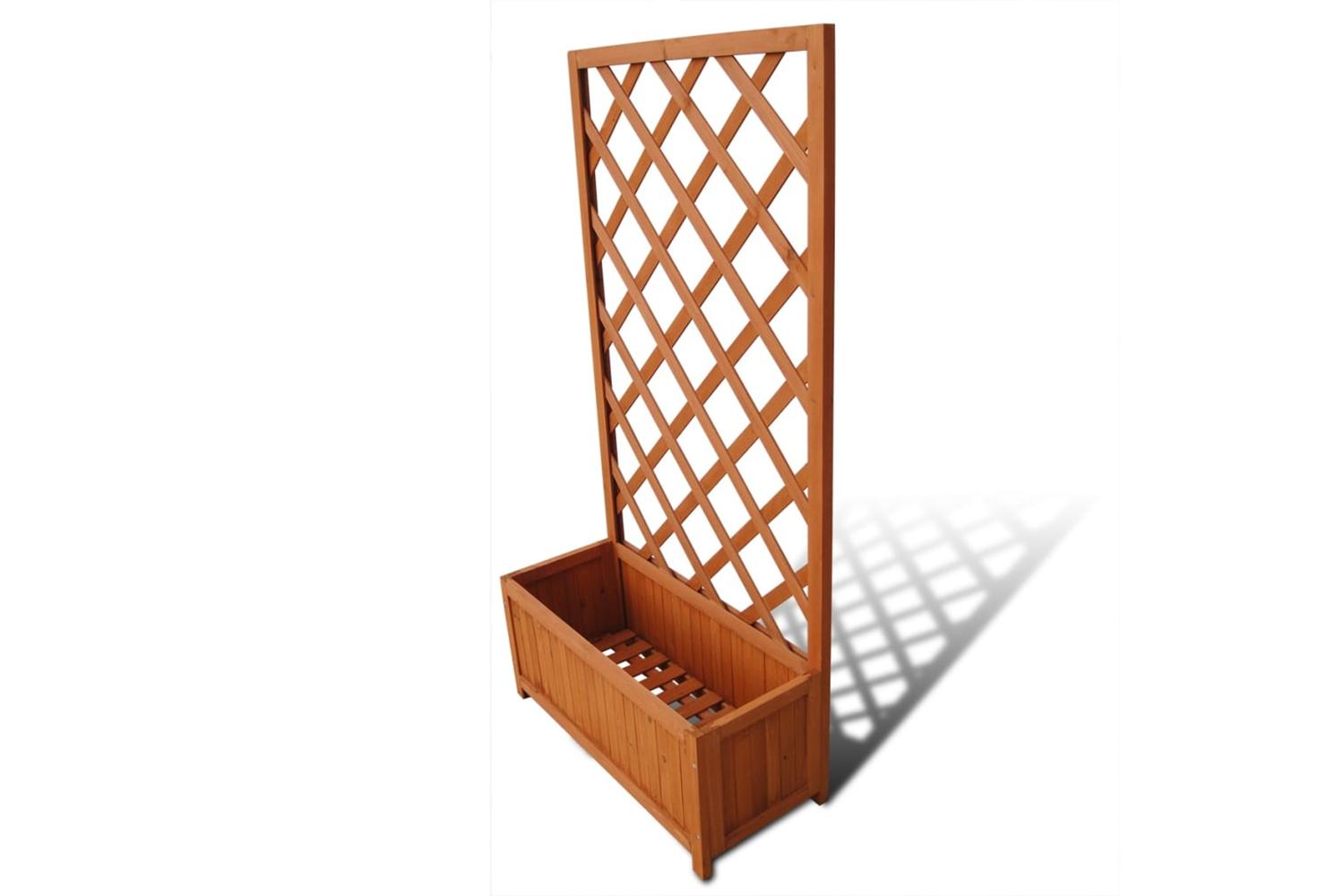 vidaXL 41298 Trellis Planter 70 X 30 X 135cm
