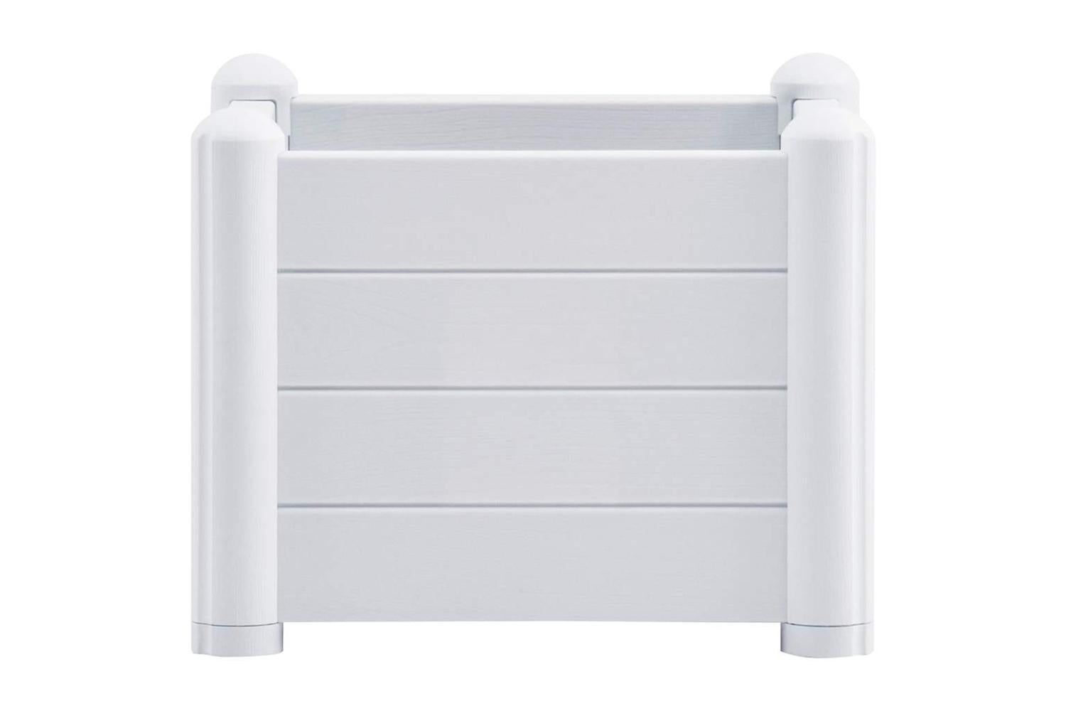 vidaXL 313971 Garden Raised Bed Pp White 43x43x35cm-3