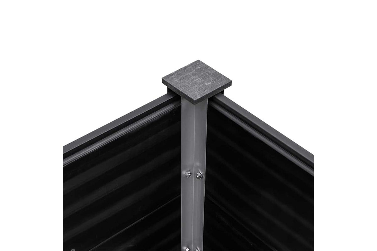 vidaXL 318101 Garden Raised Bed Grey 300x100x54cm Wpc-4