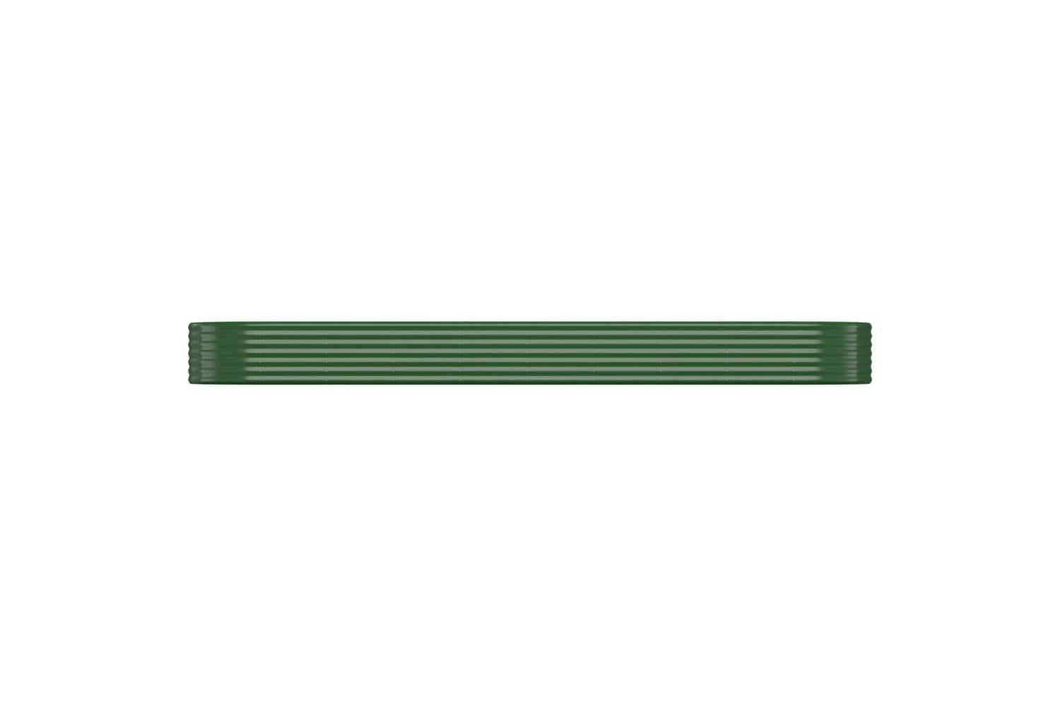 vidaXL 319003 Garden Raised Bed Powder-coated Steel 396x100x36cm Green-3