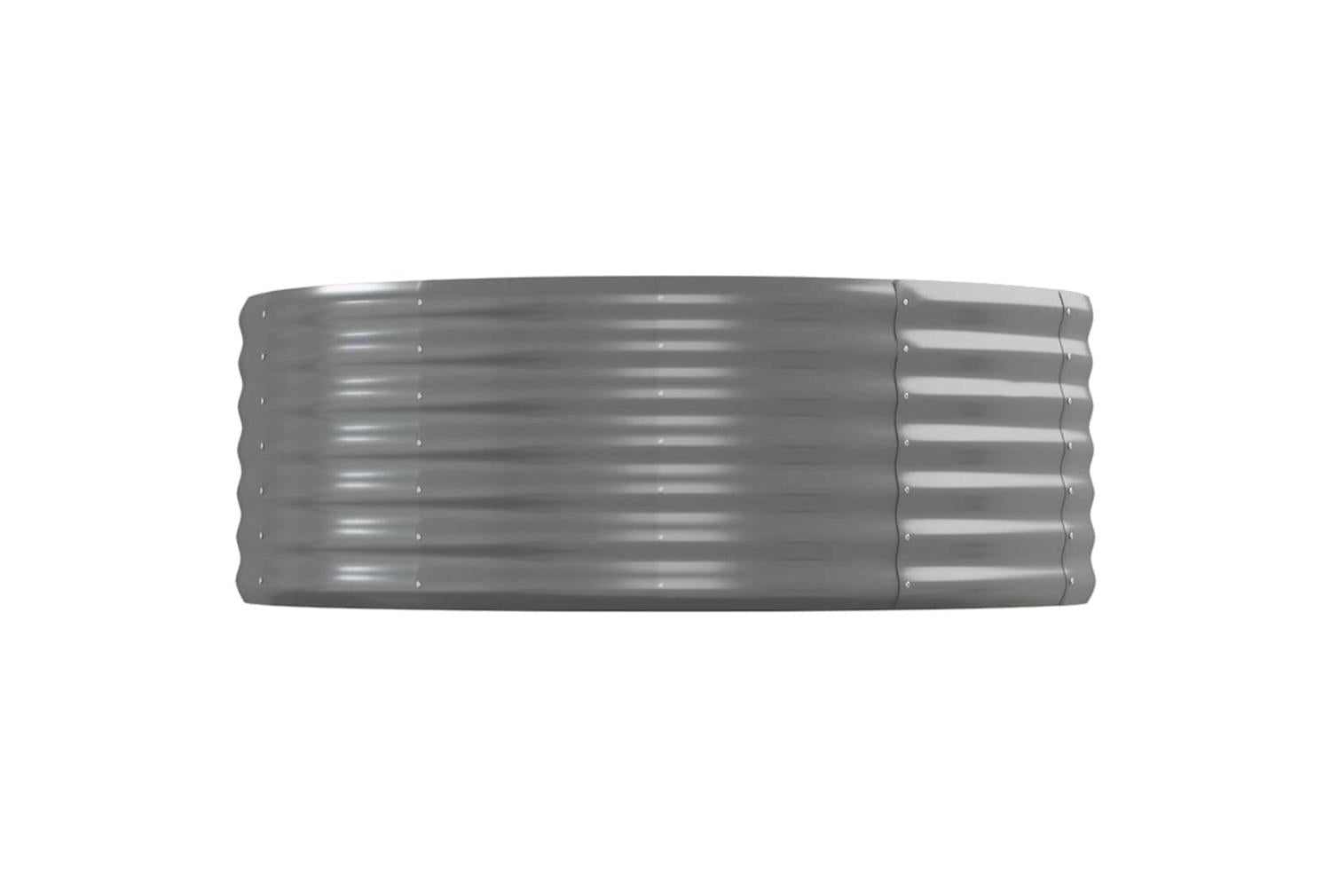 vidaXL 319014 Garden Raised Bed Powder-coated Steel 544x100x36cm Grey-4