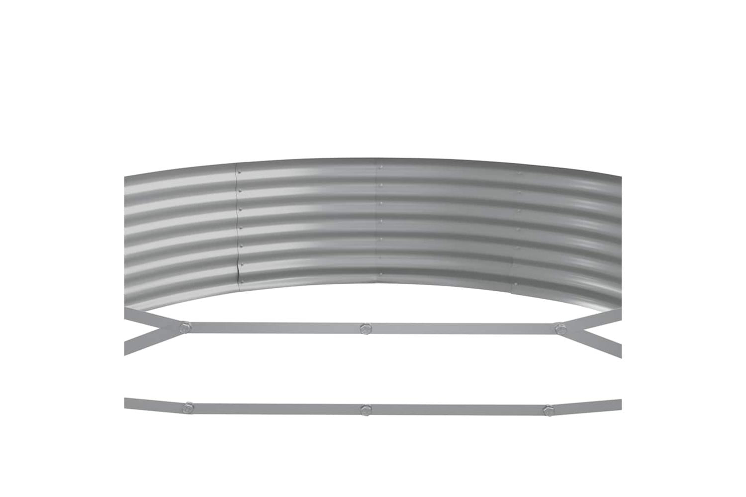 vidaXL 319051 Garden Raised Bed Powder-coated Steel 600x140x36cm Anthracite-5