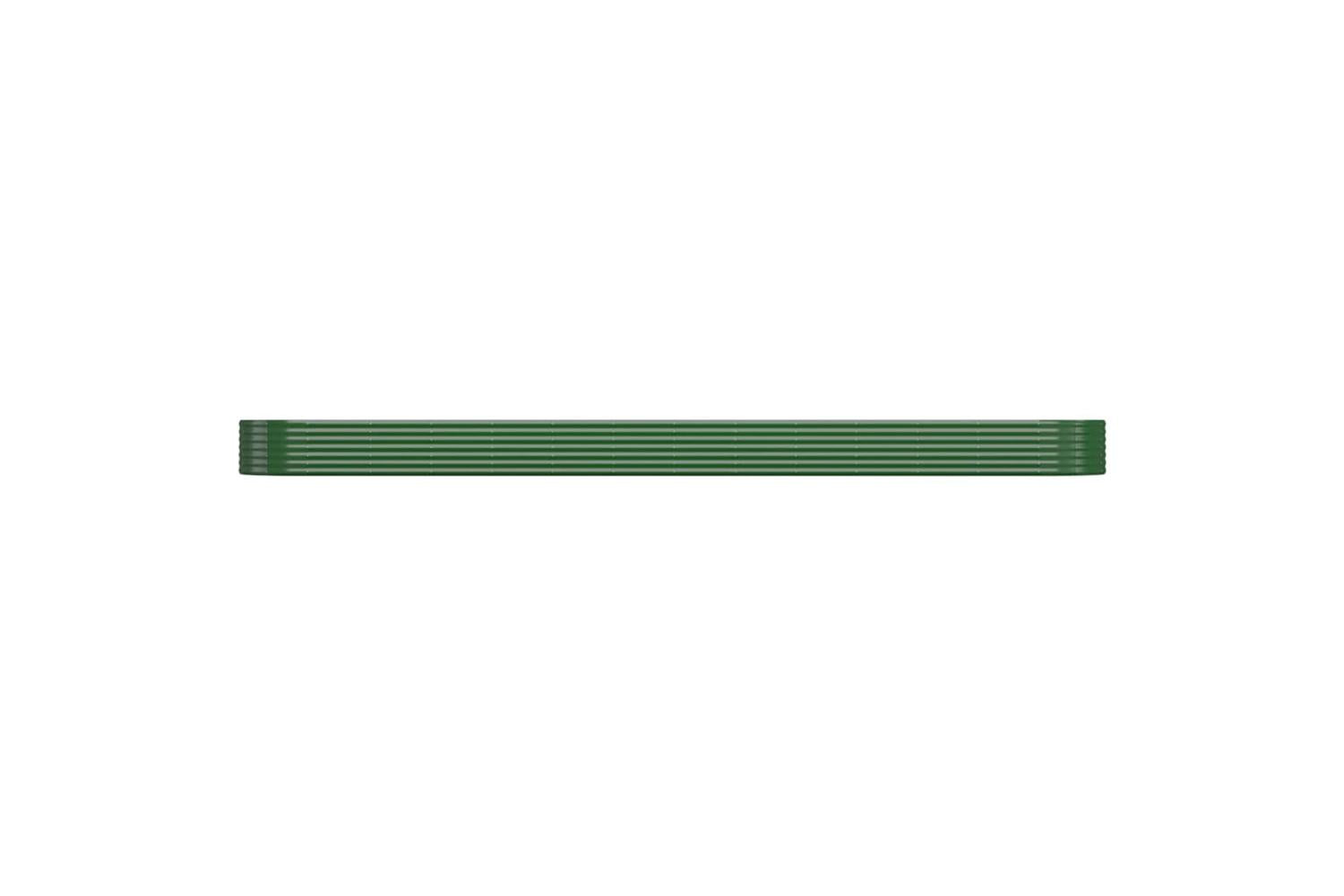 vidaXL 319013 Garden Raised Bed Powder-coated Steel 544x100x36cm Green-3