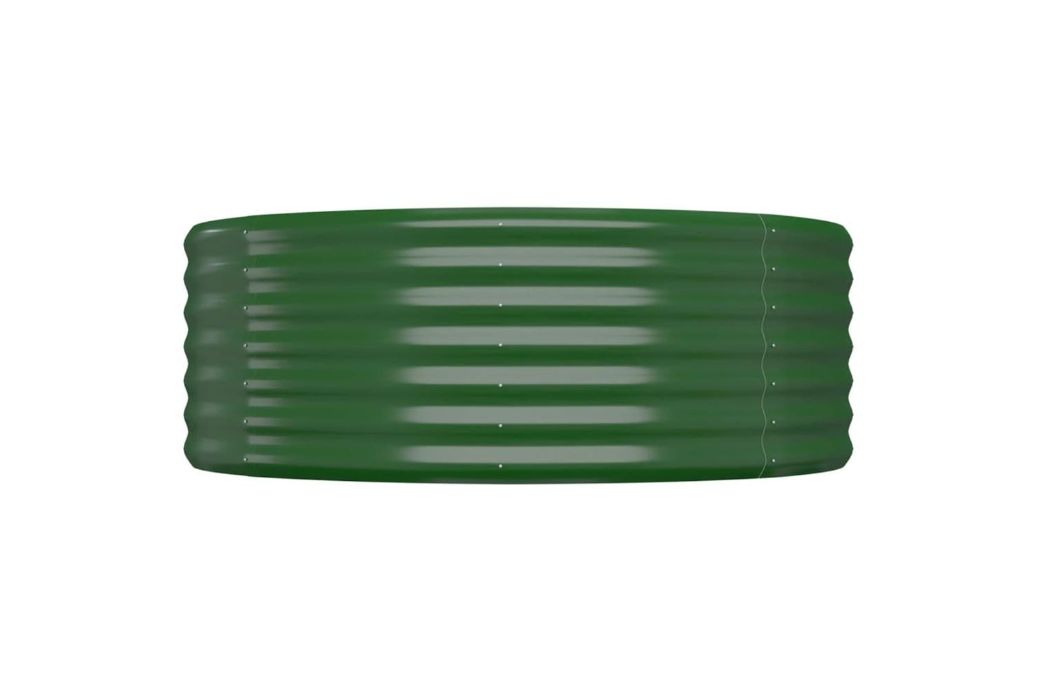 vidaXL 319013 Garden Raised Bed Powder-coated Steel 544x100x36cm Green-4