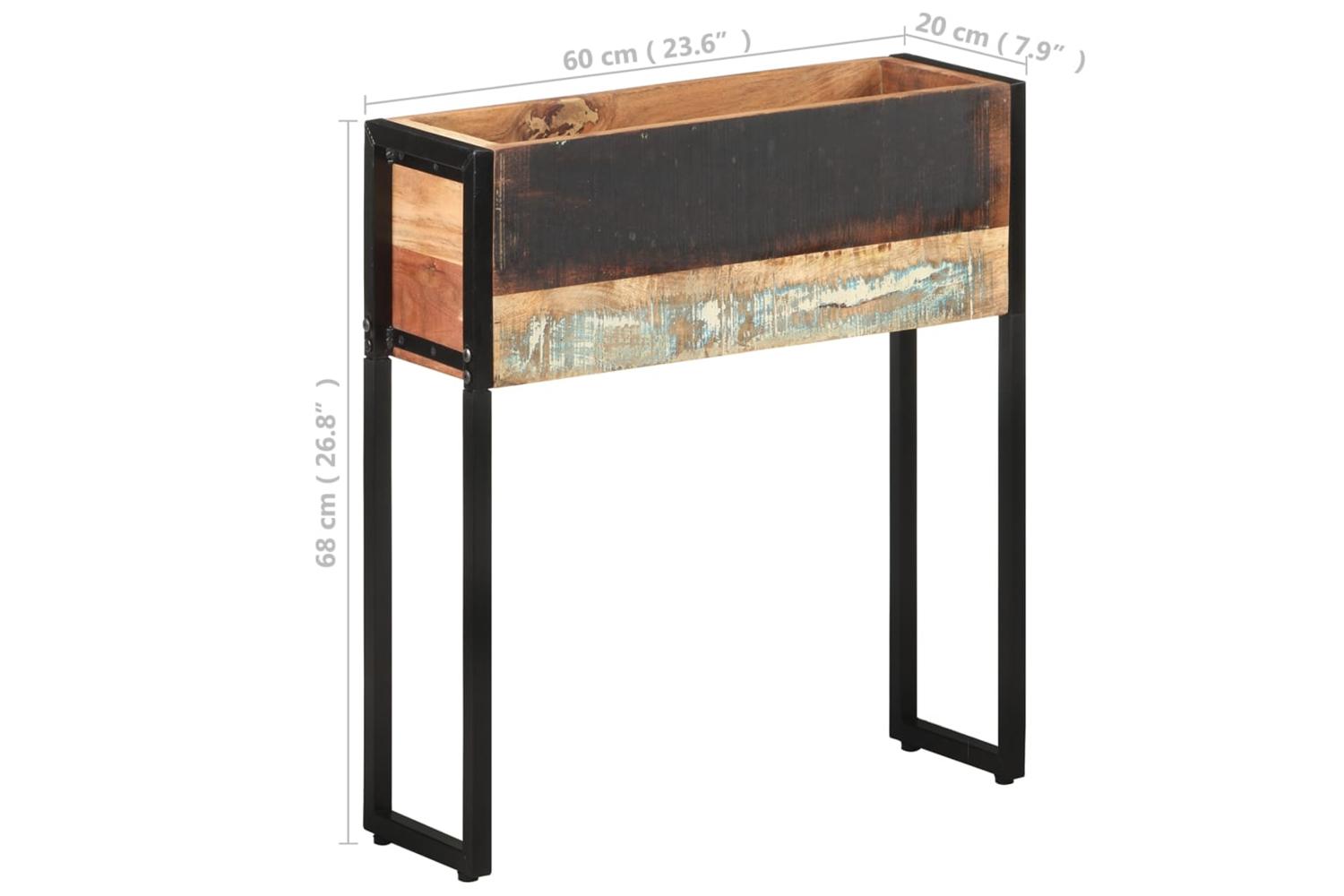 vidaXL 321943 Planter 60x20x68cm Solid Reclaimed Wood-8