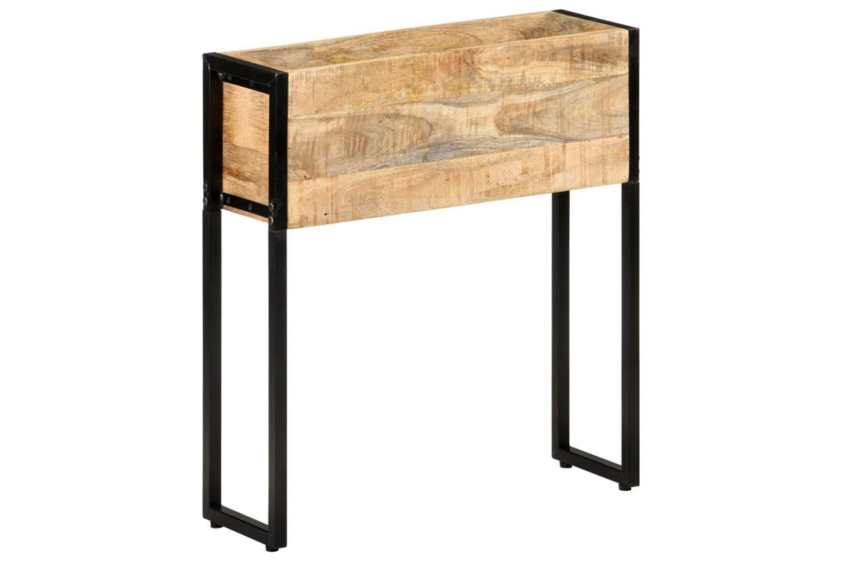 vidaXL 321941 Planter 60x20x68cm Rough Mango Wood