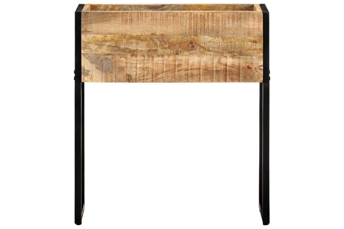 vidaXL 321941 Planter 60x20x68cm Rough Mango Wood-2