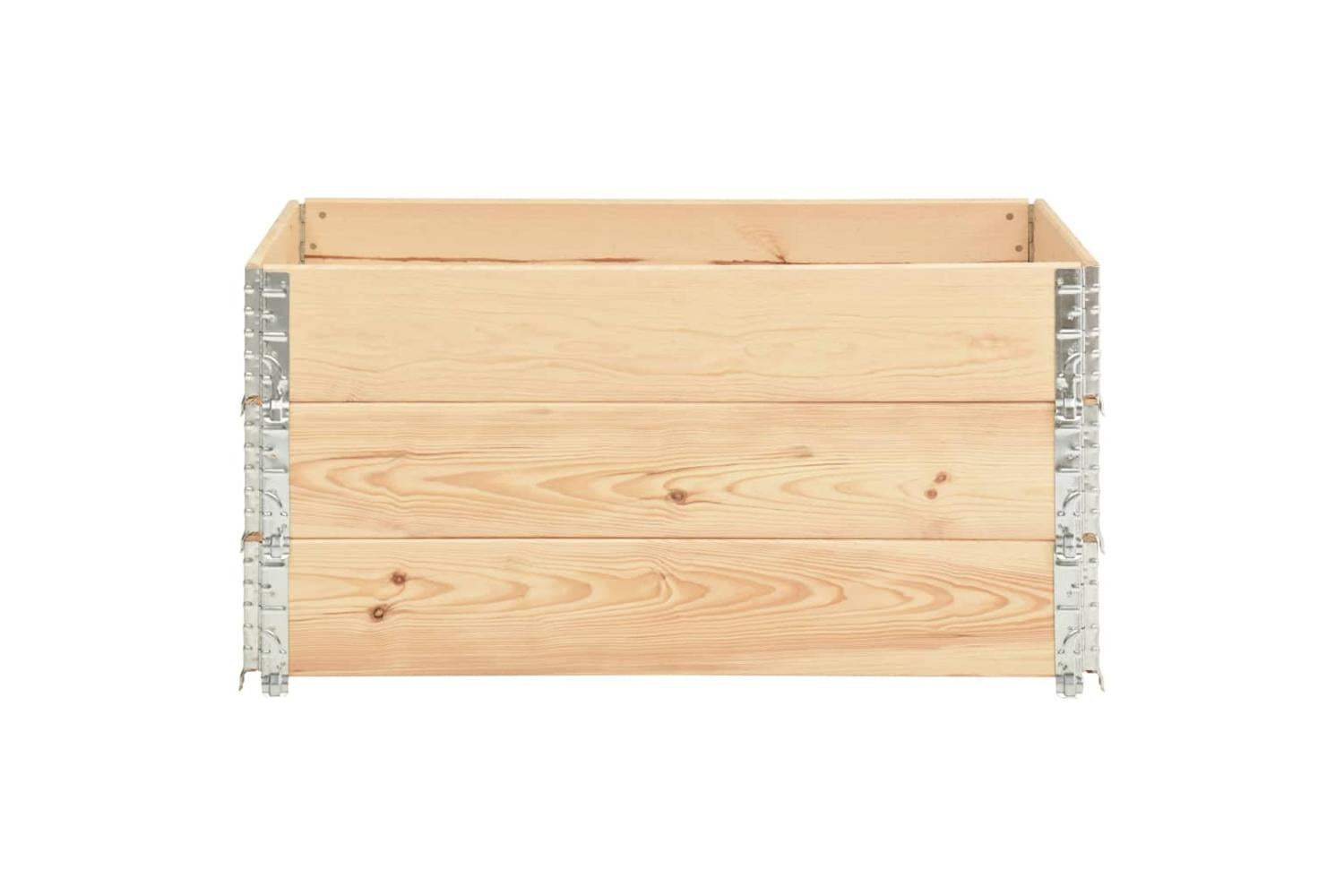 vidaXL 3055163 Raised Beds 3 Pcs 80x120cm Solid Pine Wood (310051)-3