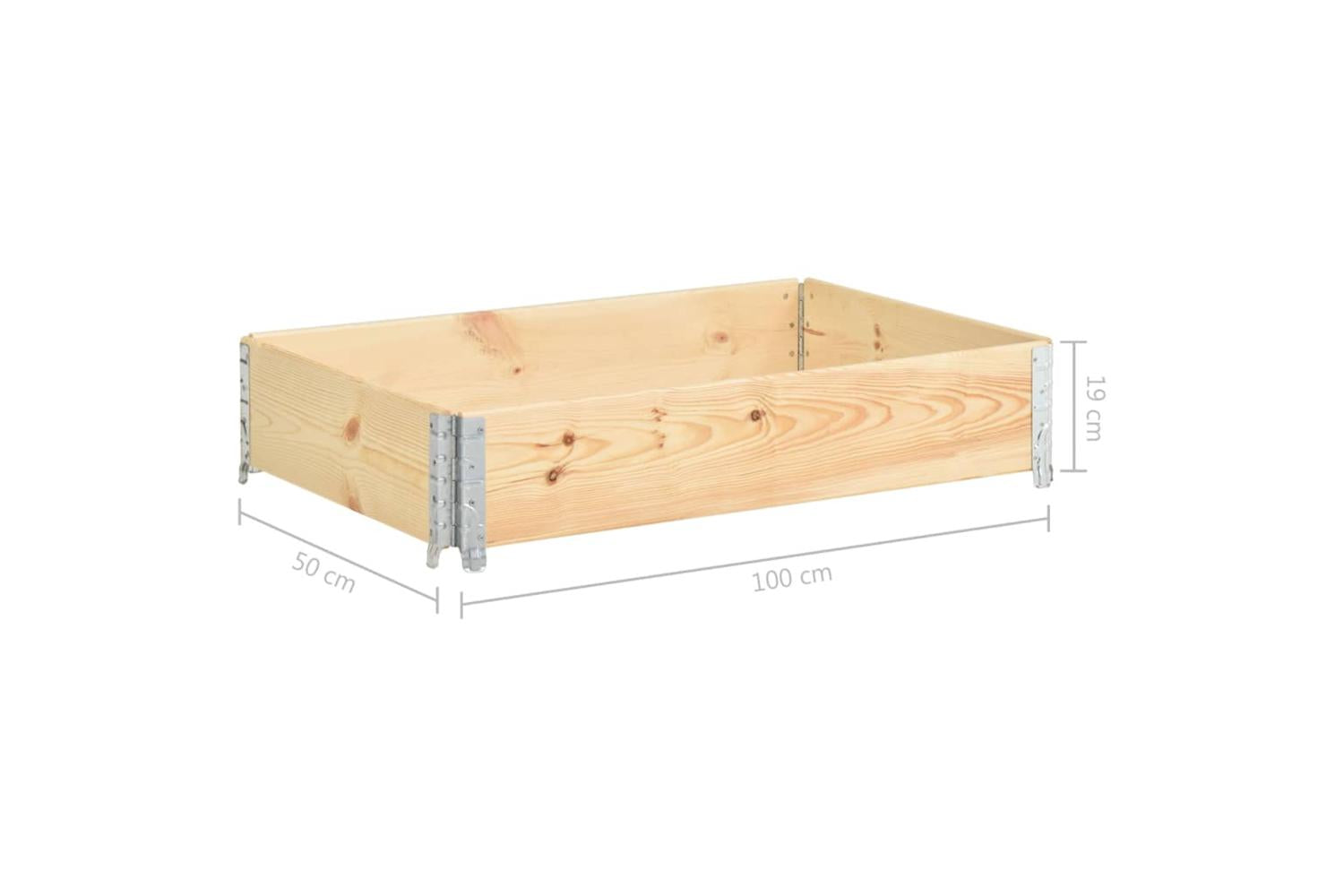 vidaXL 3055164 Raised Bed 50x100cm Solid Pine Wood (310052 )-7