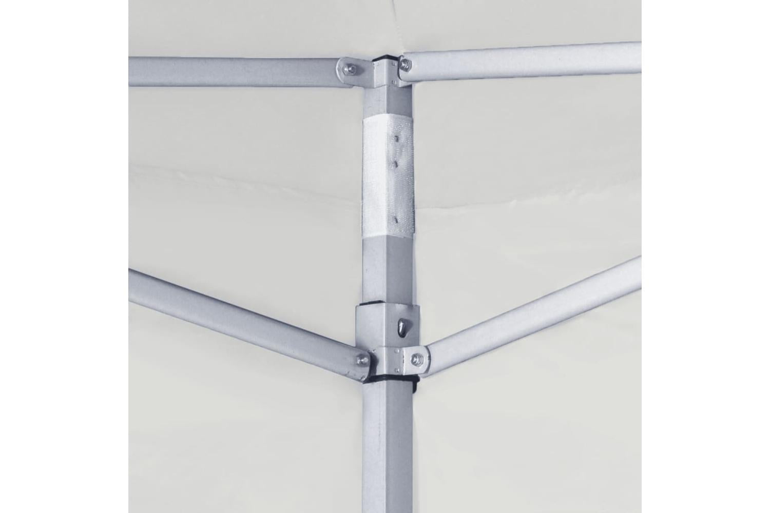 Vidaxl Professional Folding Party Tent With 2 Sidewalls 2x2 M Steel White-3