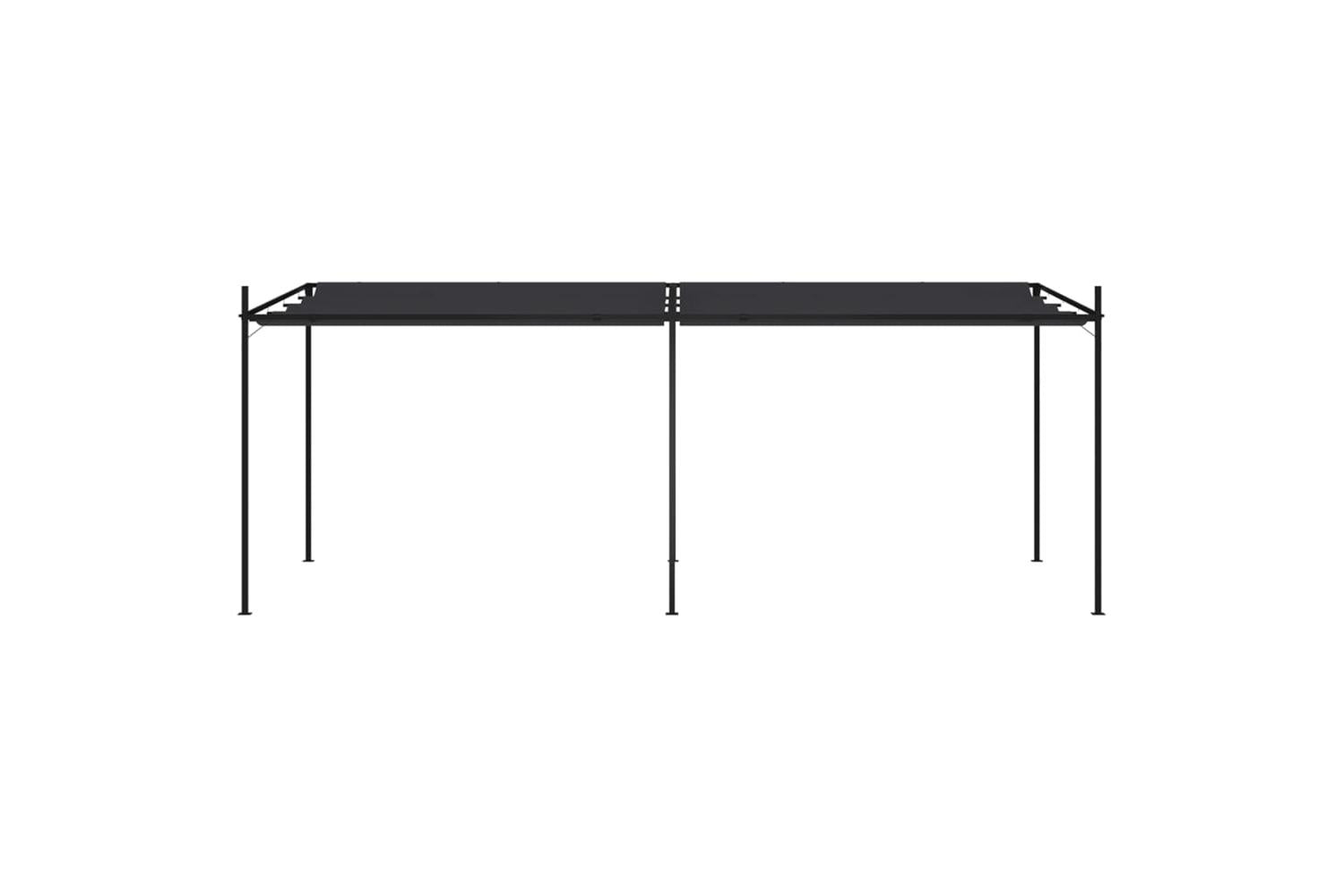 vidaXL 313634 Gazebo With Retractable Roof 600x300x233cm Anthracite-2