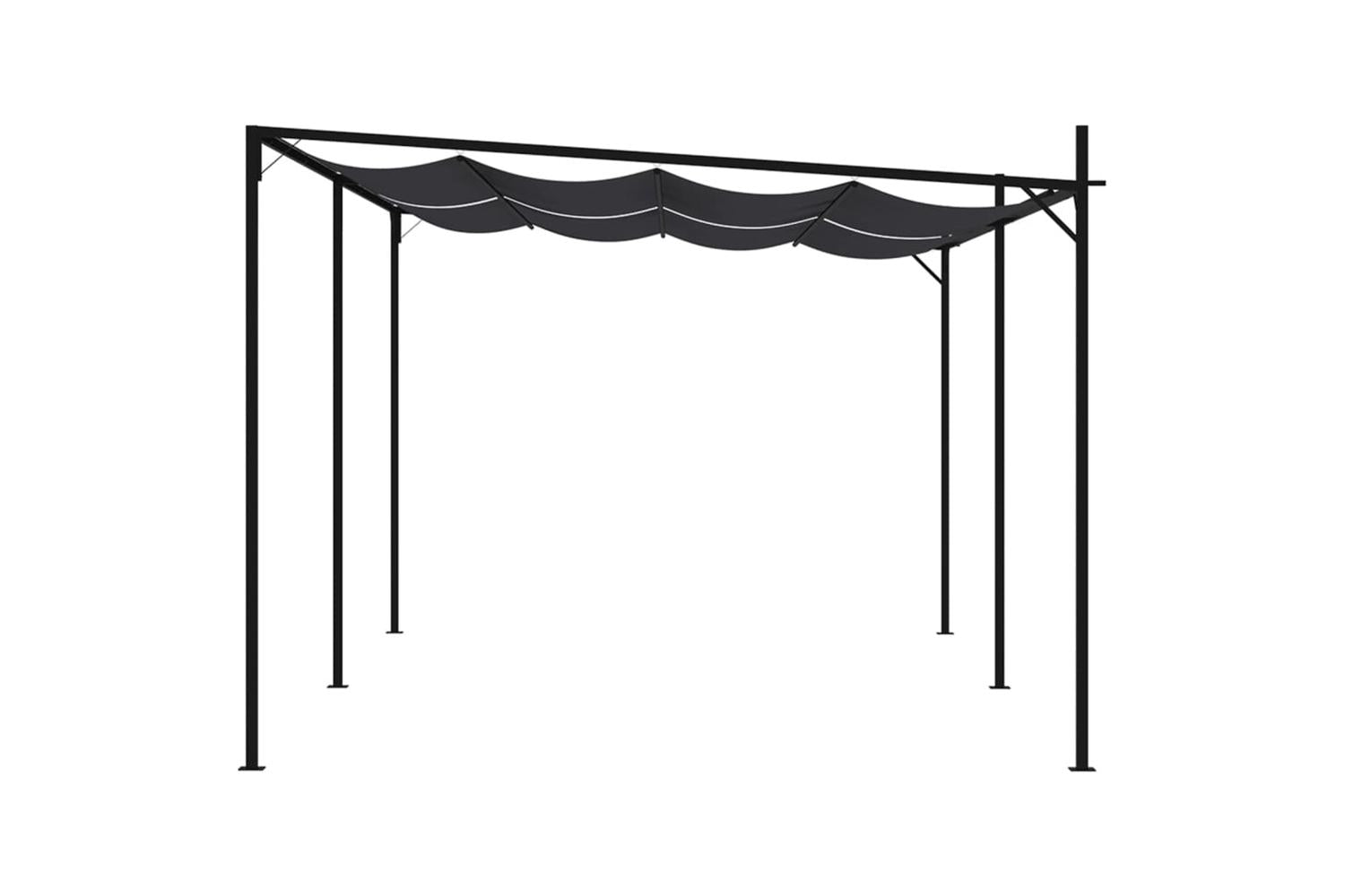 vidaXL 313634 Gazebo With Retractable Roof 600x300x233cm Anthracite-5