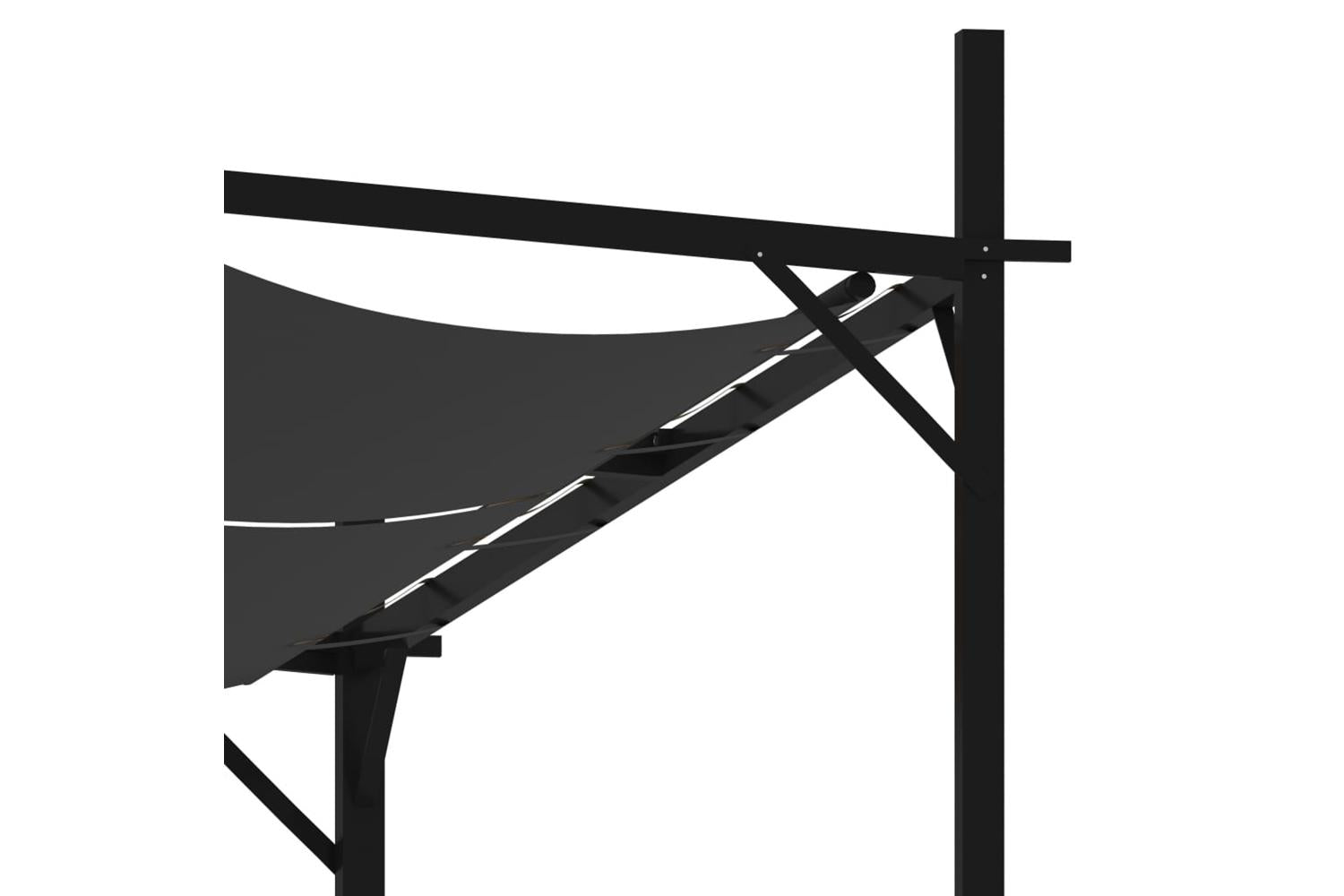vidaXL 313634 Gazebo With Retractable Roof 600x300x233cm Anthracite-6