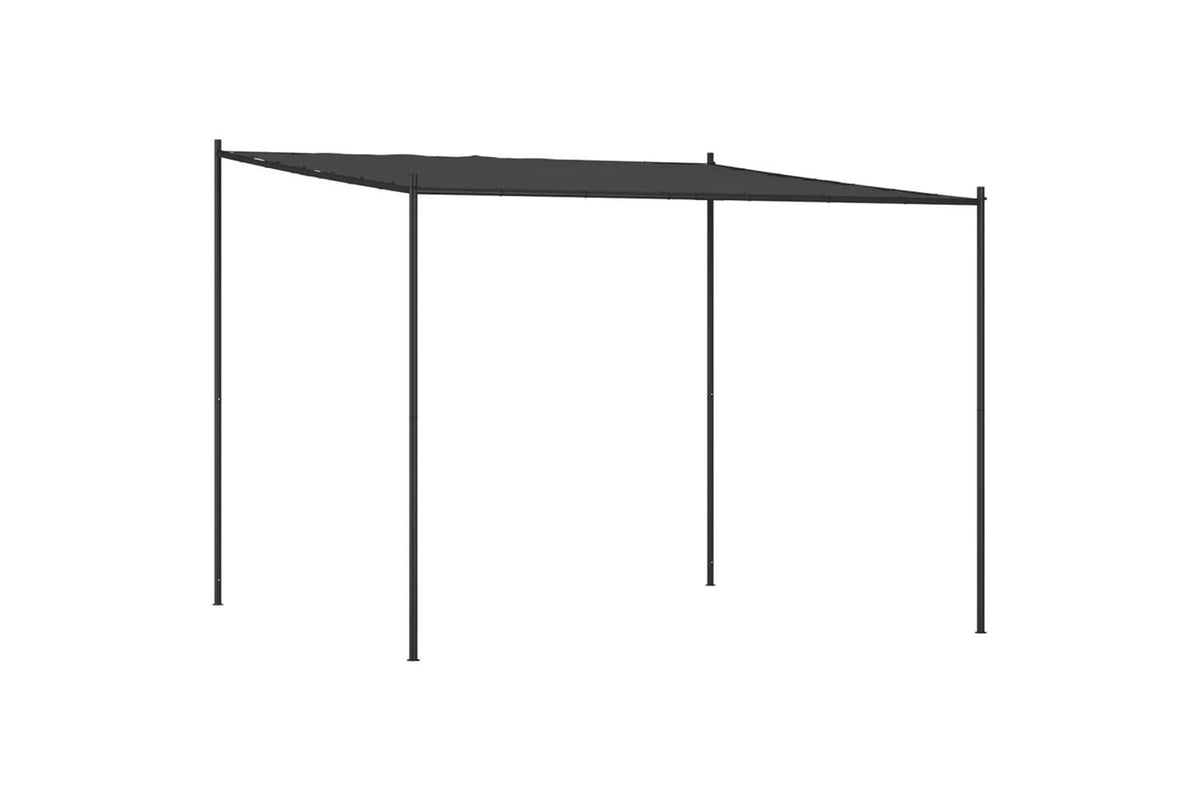 Vidaxl 362462 Gazebo Anthracite 3x3 M Fabric And Steel-2