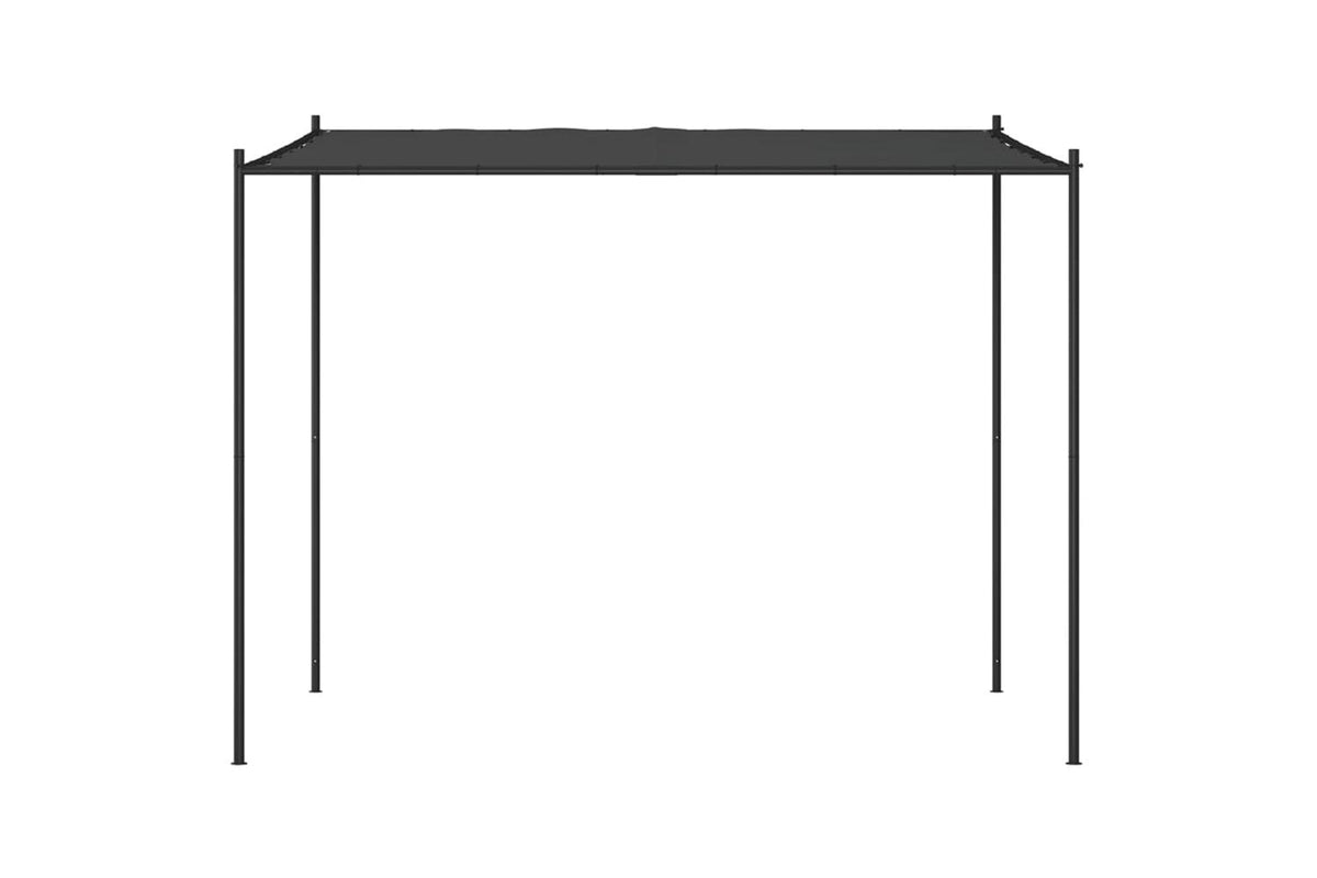 Vidaxl 362462 Gazebo Anthracite 3x3 M Fabric And Steel-3