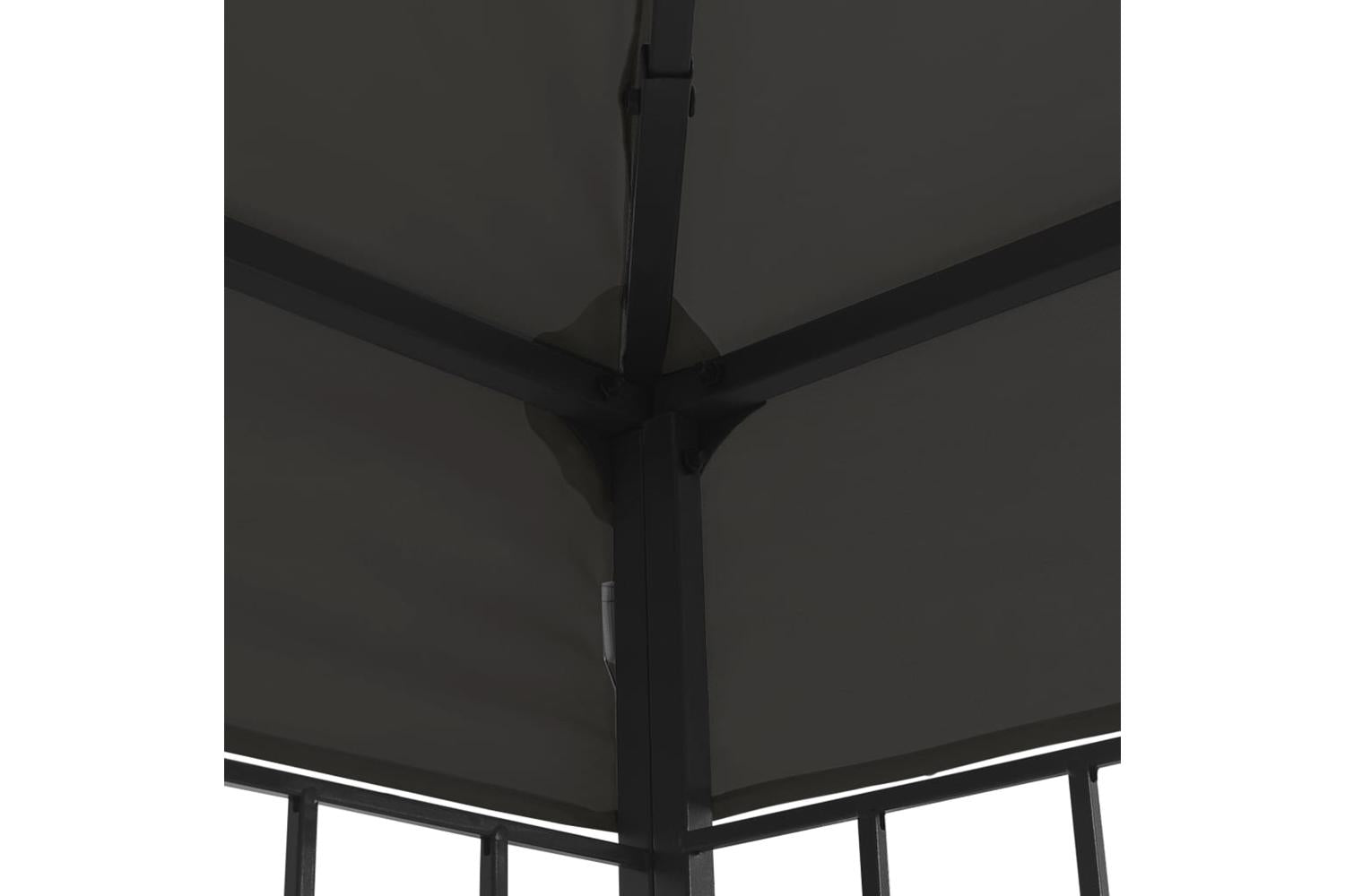 Vidaxl 3070323 Gazebo With Led String Lights 3x4 M Anthracite-6