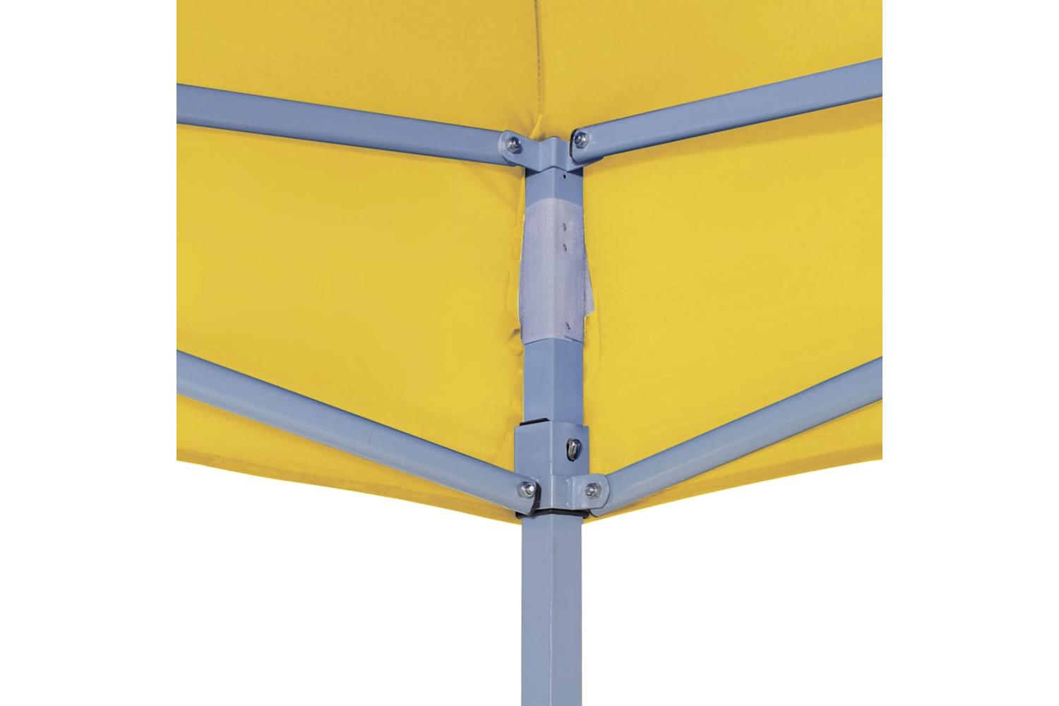 Vidaxl Party Tent Roof 6x3 M Yellow 270 G/m2-5