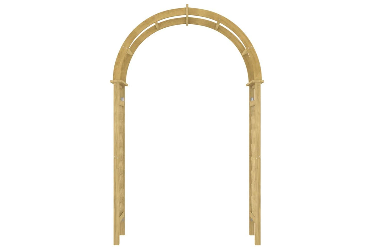 vidaXL 318420 Arch With Trellis 141x97x243cm Impregnated Solid Wood Pine-3