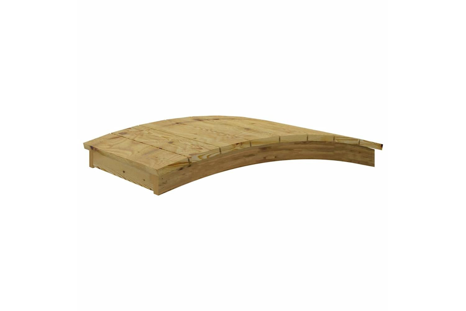 vidaXL 318205 Garden Bridge 110x74cm Impregnated Solid Wood Pine