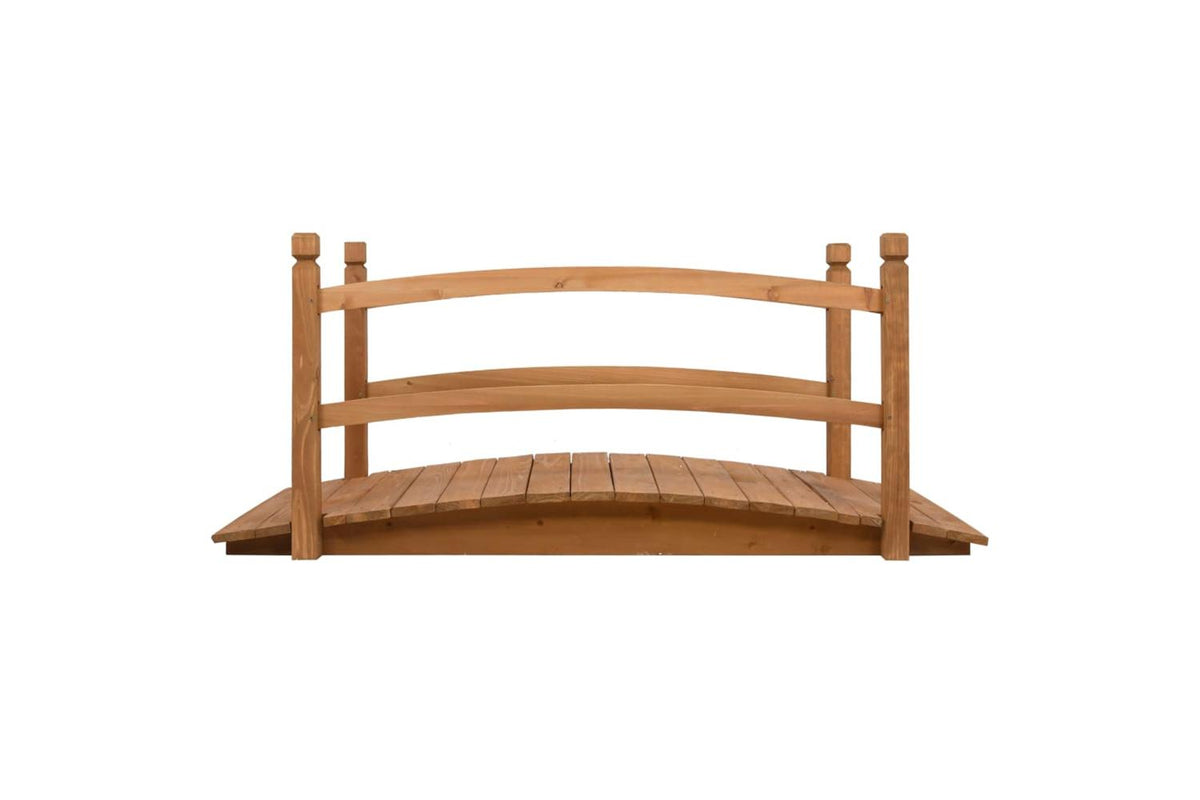 vidaXL 313890 Garden Bridge 140x60x60cm Solid Firwood-2