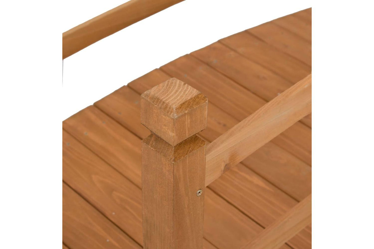 vidaXL 313890 Garden Bridge 140x60x60cm Solid Firwood-4