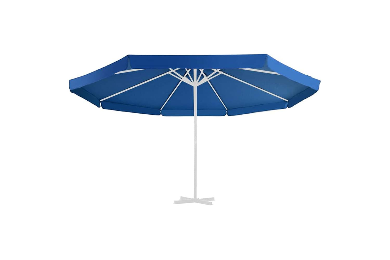 vidaXL 312545 Replacement Fabric For Outdoor Parasol Azure Blue 500cm-3