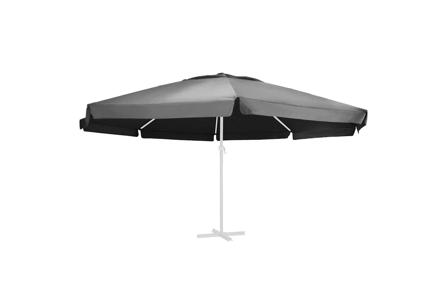 vidaXL 312548 Replacement Fabric For Outdoor Parasol Anthracite 600cm-2