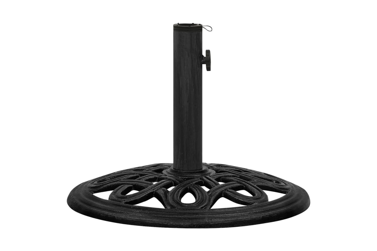 vidaXL 317768 Umbrella Base Black 44x44x32cm Cast Iron-2