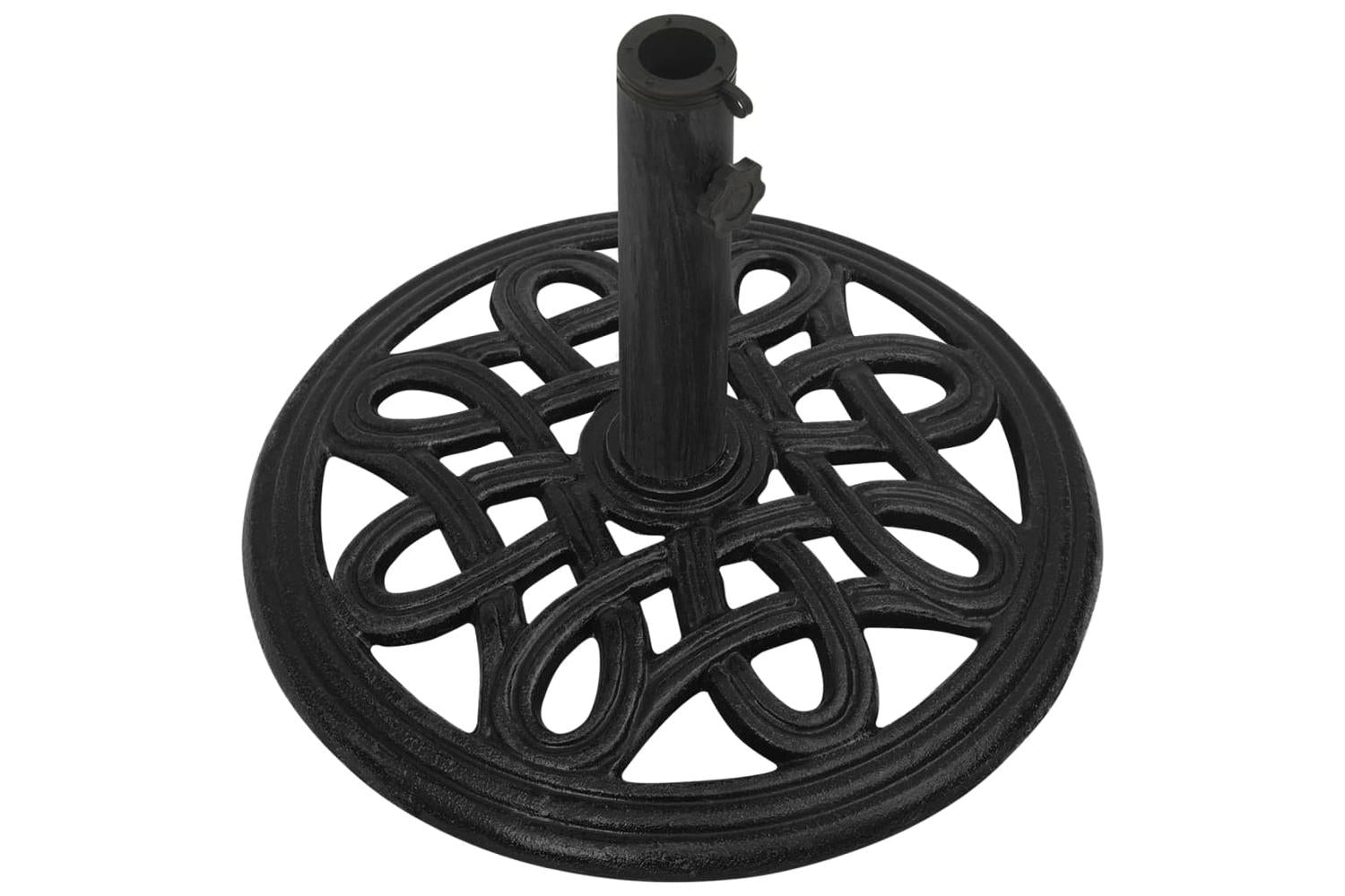 vidaXL 317768 Umbrella Base Black 44x44x32cm Cast Iron-3