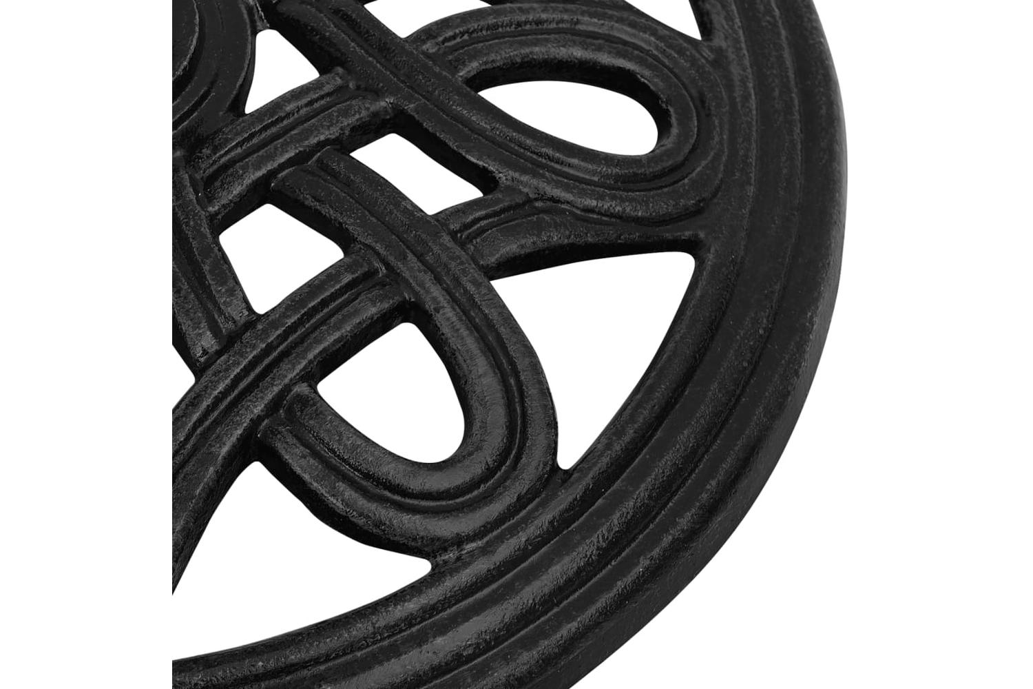 vidaXL 317768 Umbrella Base Black 44x44x32cm Cast Iron-5