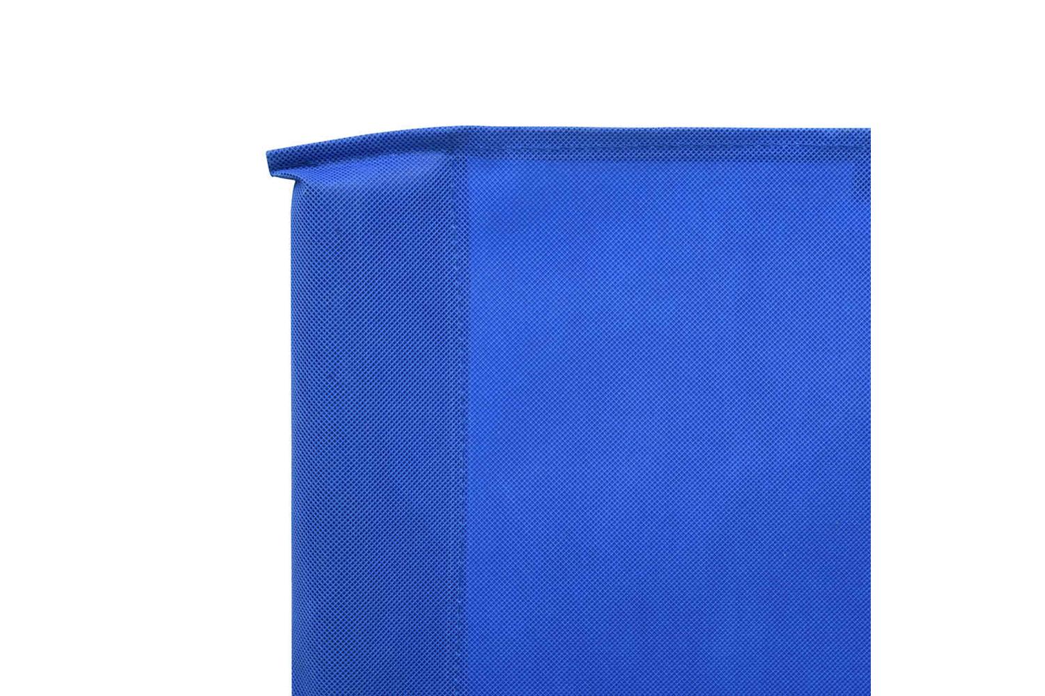 vidaXL 47171 5-panel Wind Screen Fabric 600x160cm Azure Blue-4