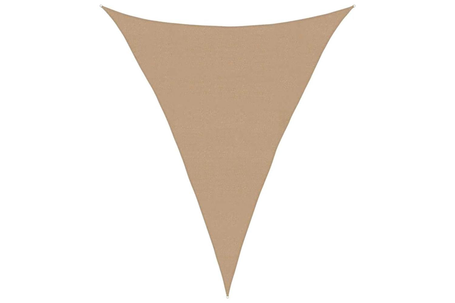 vidaXL 311428 Sunshade Sail 160 G/mÂ² Taupe 5x6x6 M Hdpe