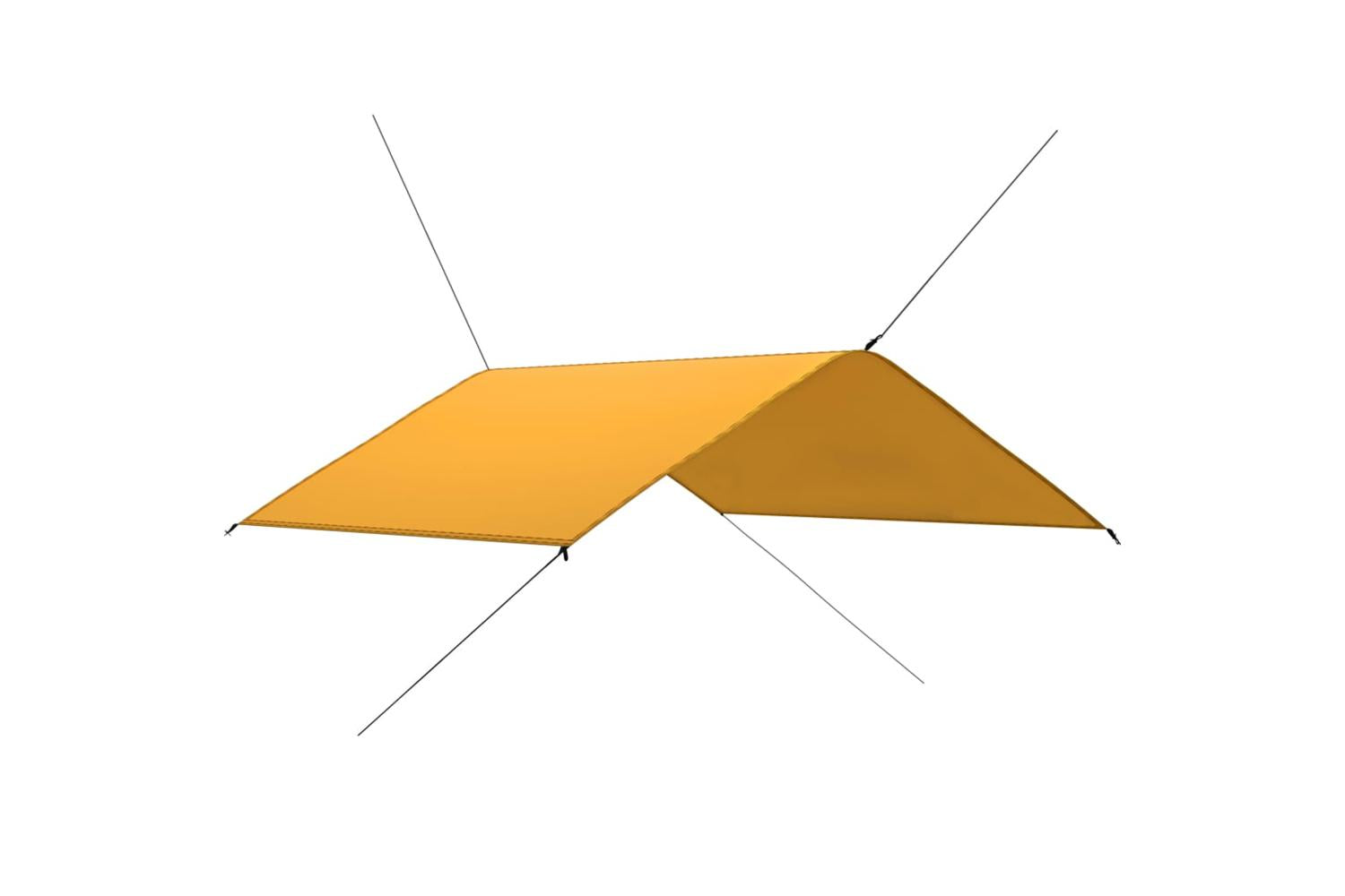 Vidaxl 93062 Outdoor Tarp 4x4 M Yellow-2
