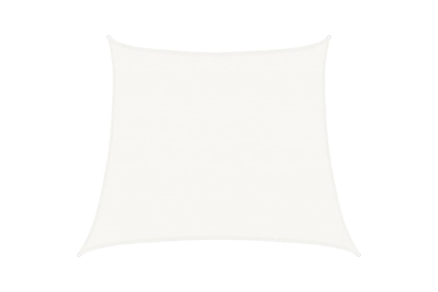 vidaXL 311271 Sunshade Sail 160 G/mÂ² White 4/5x4 M Hdpe