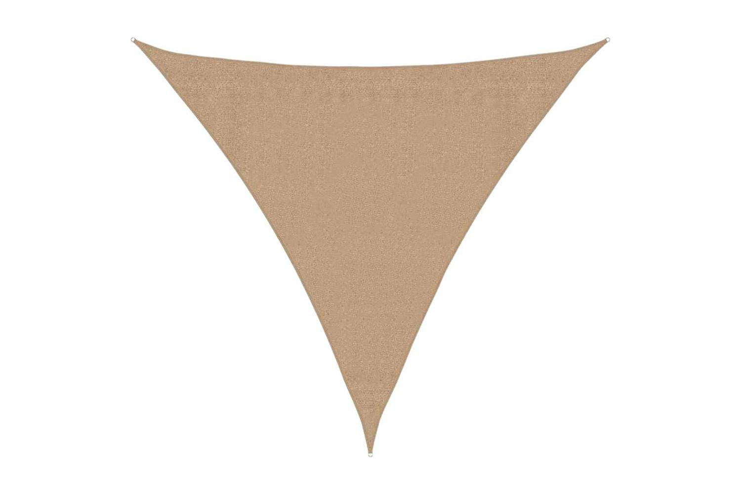 Vidaxl 311417 Sunshade Sail 160 G/mâ² Taupe 3x3x3 M Hdpe