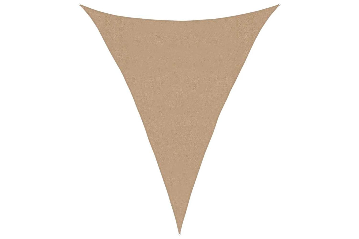 Vidaxl 311420 Sunshade Sail 160 G/mâ² Taupe 3x4x4 M Hdpe