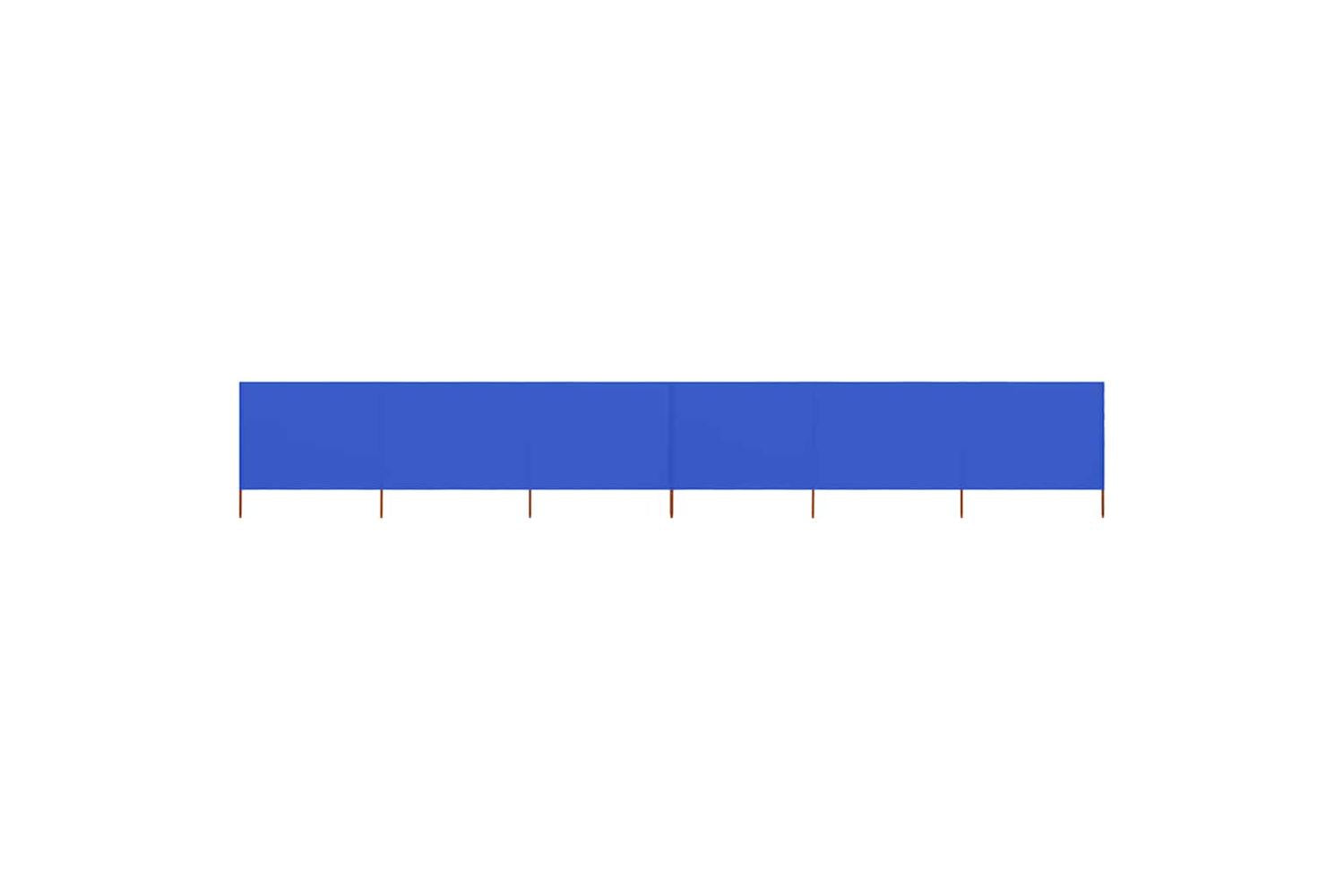 vidaXL 47179 6-panel Wind Screen Fabric 800x120cm Azure Blue