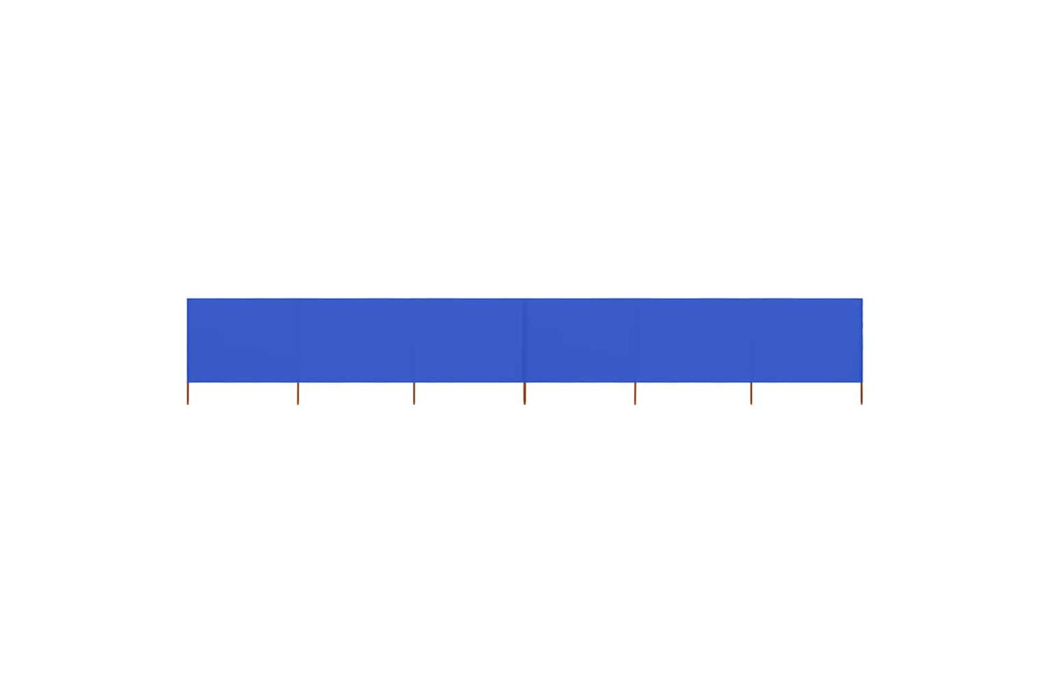 vidaXL 47185 6-panel Wind Screen Fabric 800x160cm Azure Blue