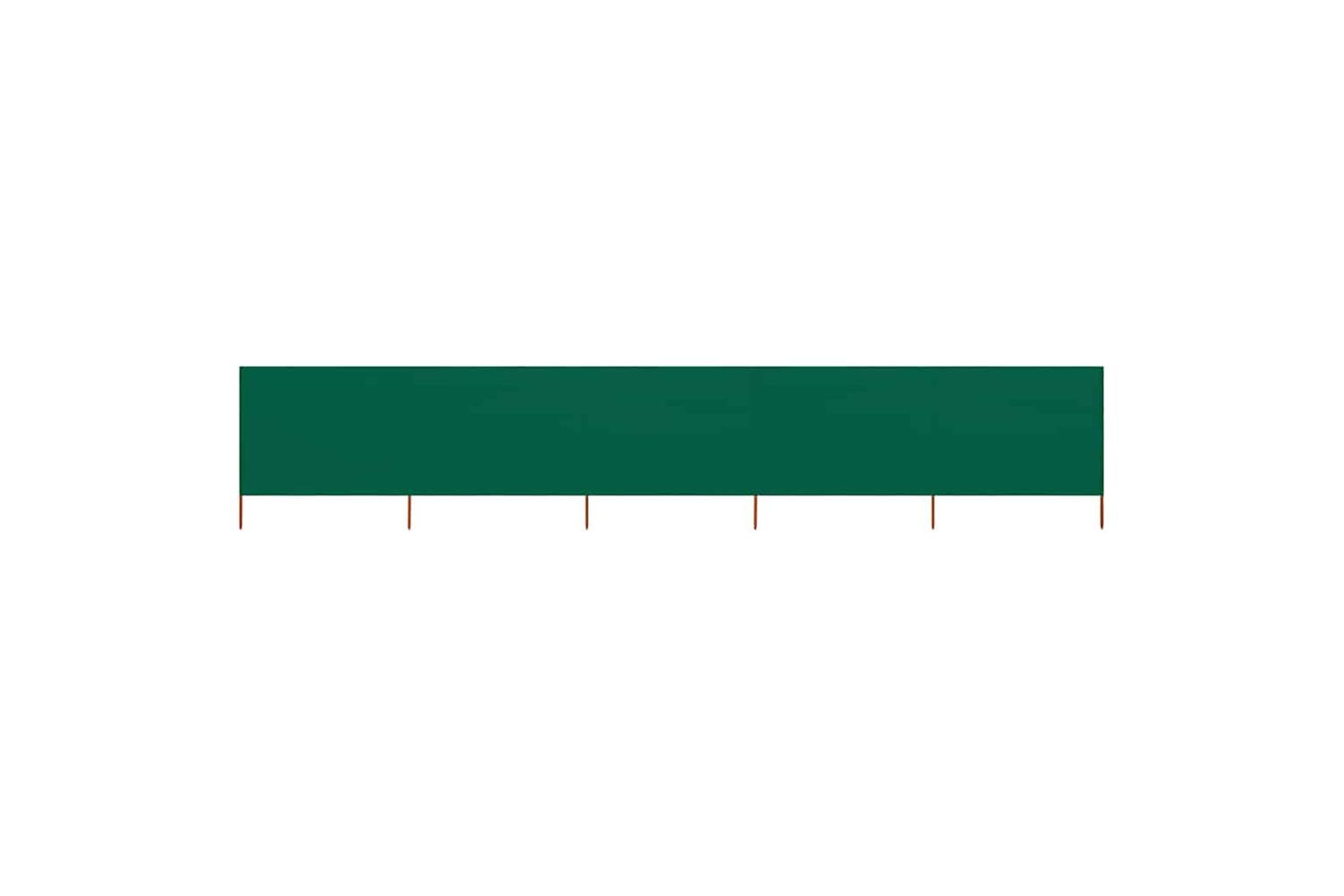vidaXL 47155 5-panel Wind Screen Fabric 600x80cm Green