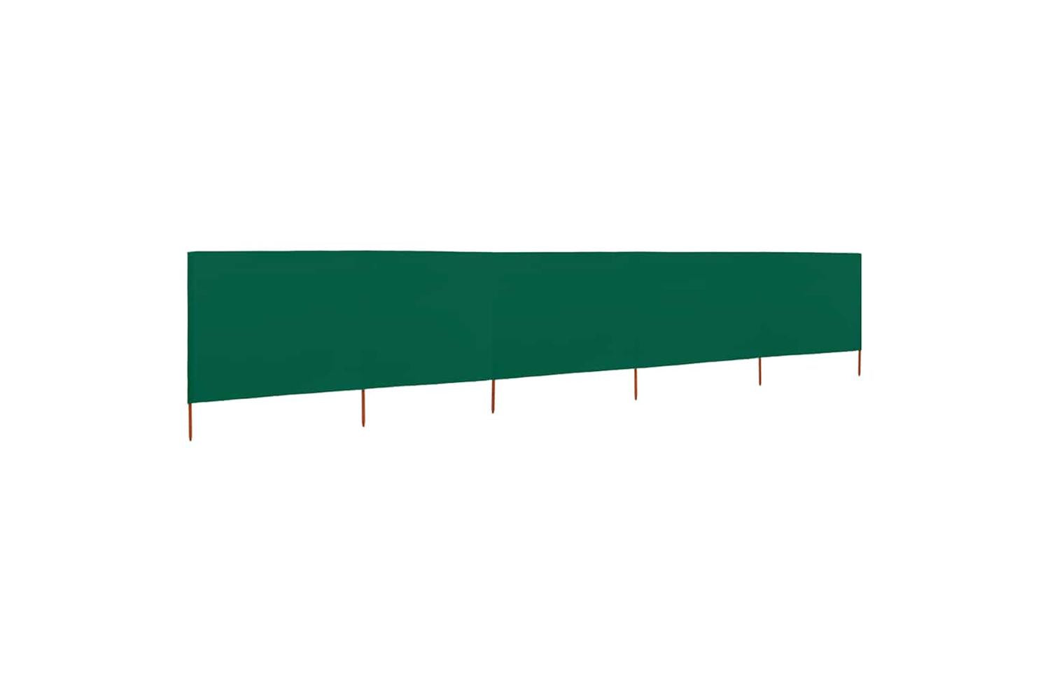 vidaXL 47155 5-panel Wind Screen Fabric 600x80cm Green-2