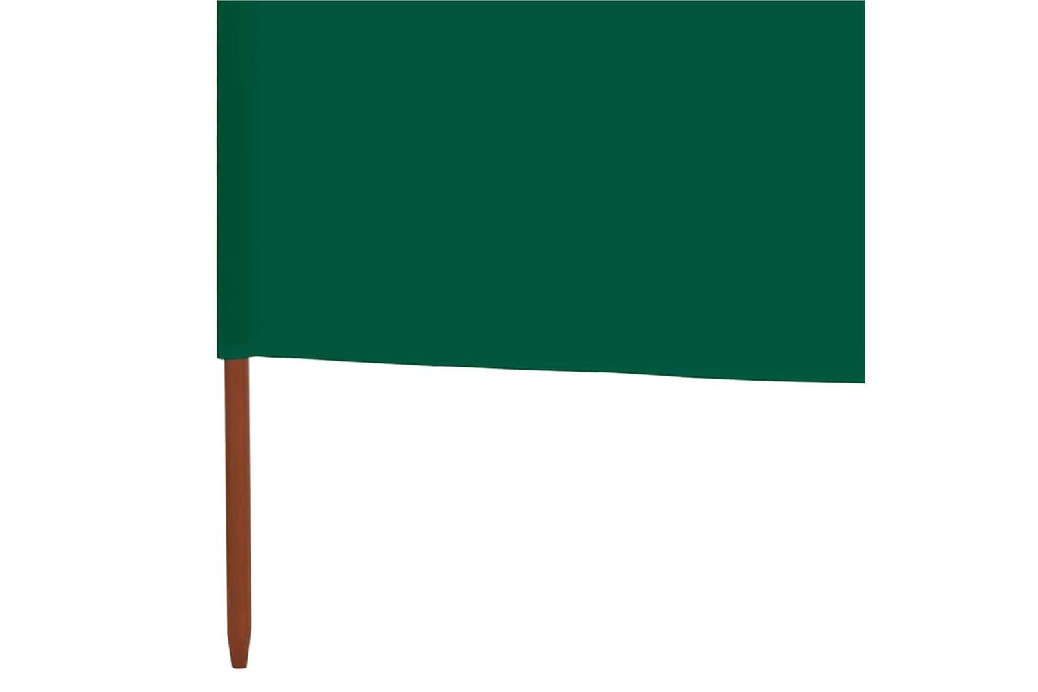 vidaXL 47155 5-panel Wind Screen Fabric 600x80cm Green-5