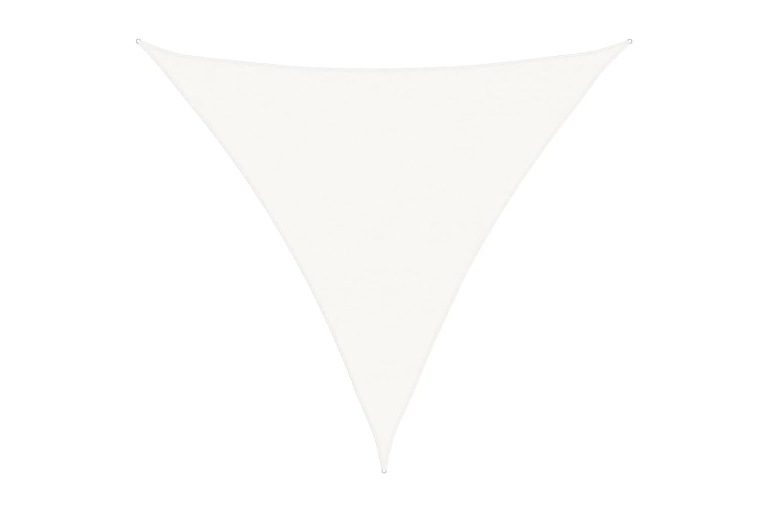 vidaXL 311267 Sunshade Sail 160 G/mÂ² White 6x6x6 M Hdpe