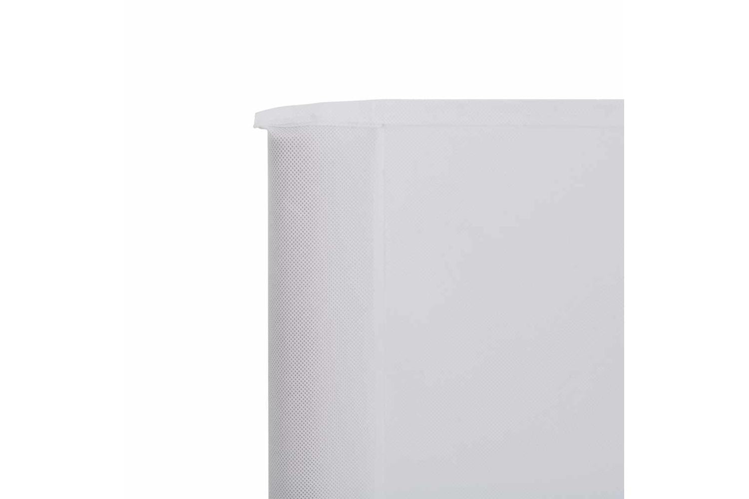 vidaXL 47154 5-panel Wind Screen Fabric 600x80cm Sand White-4