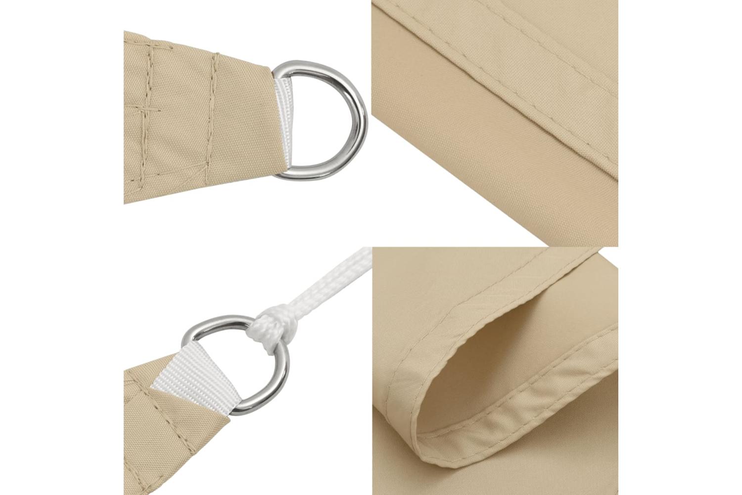 Vidaxl 135136 Sunshade Sail Oxford Fabric Square 2.5x2.5 M Beige-6