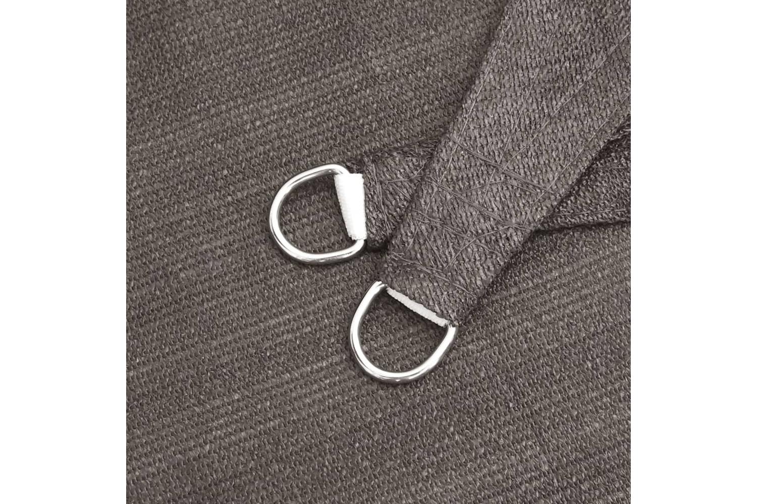 vidaXL 311063 Sunshade Sail Hdpe 2x3.5 M Anthracite-5