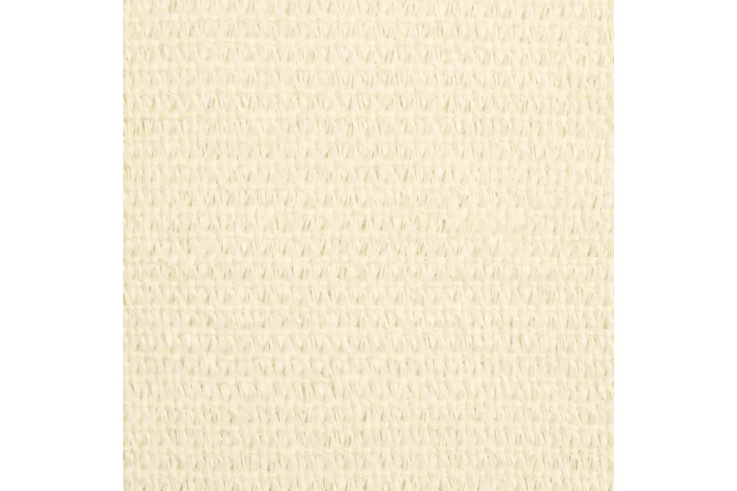 vidaXL 311181 Sunshade Sail 160 G/mÂ² Cream 2.5x5 M Hdpe-8